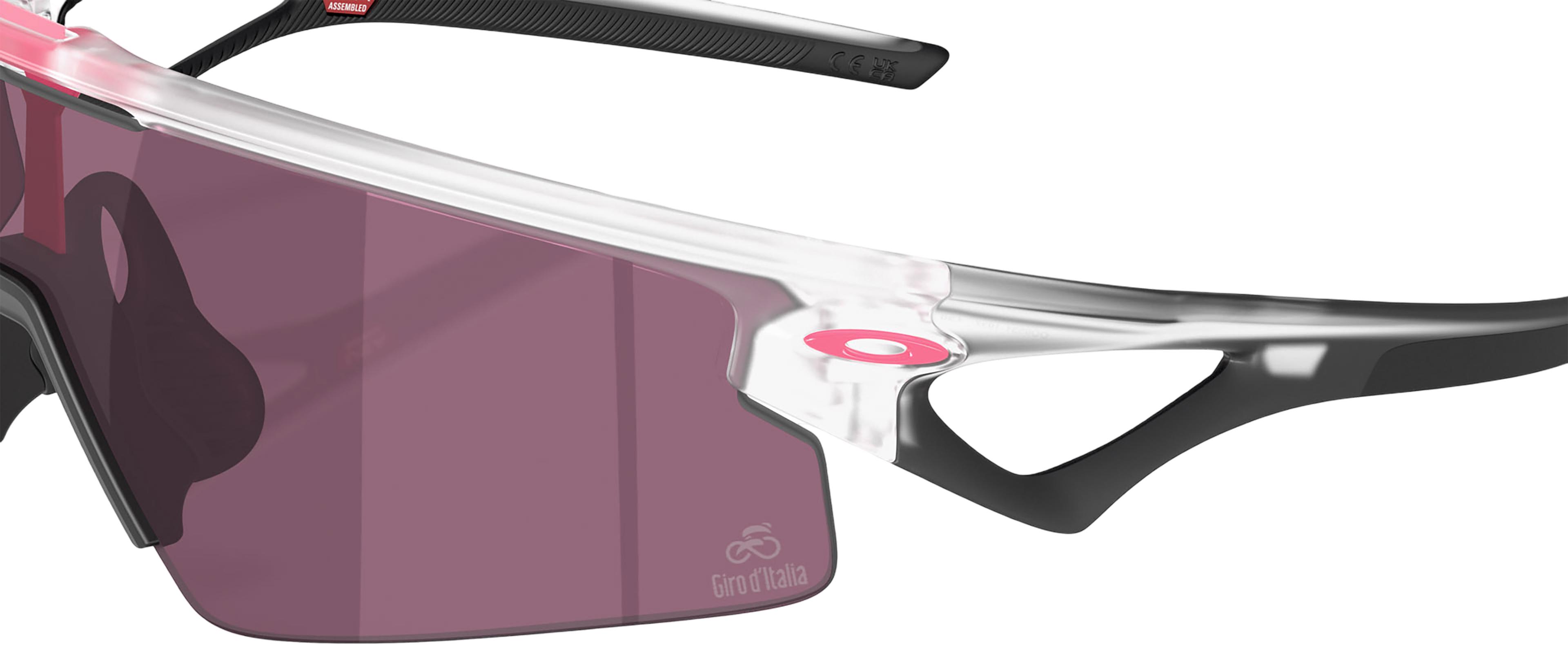 Product gallery image number 4 for product Lunettes de soleil Sphaera Strike Giro D'Italia Collection - Matte Clear - Verres Prizm Road Black