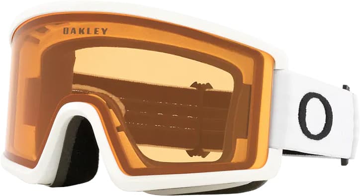 Product gallery image number 1 for product Target Line L Googles - Matte White - Persimmon Lens