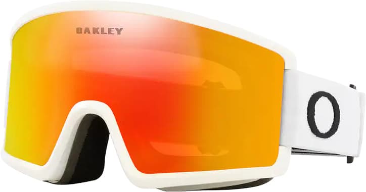 Product gallery image number 1 for product Target Line L Googles - Matte White - Fire Iridium Lens