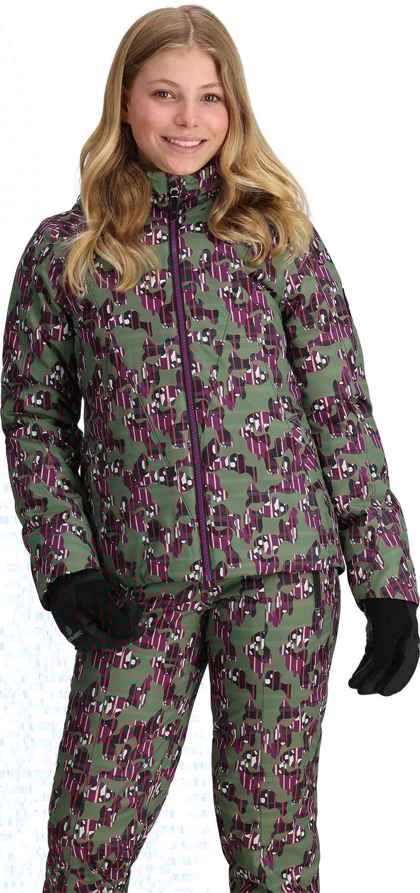 Product gallery image number 4 for product Rylee Printed Jacket - Girls