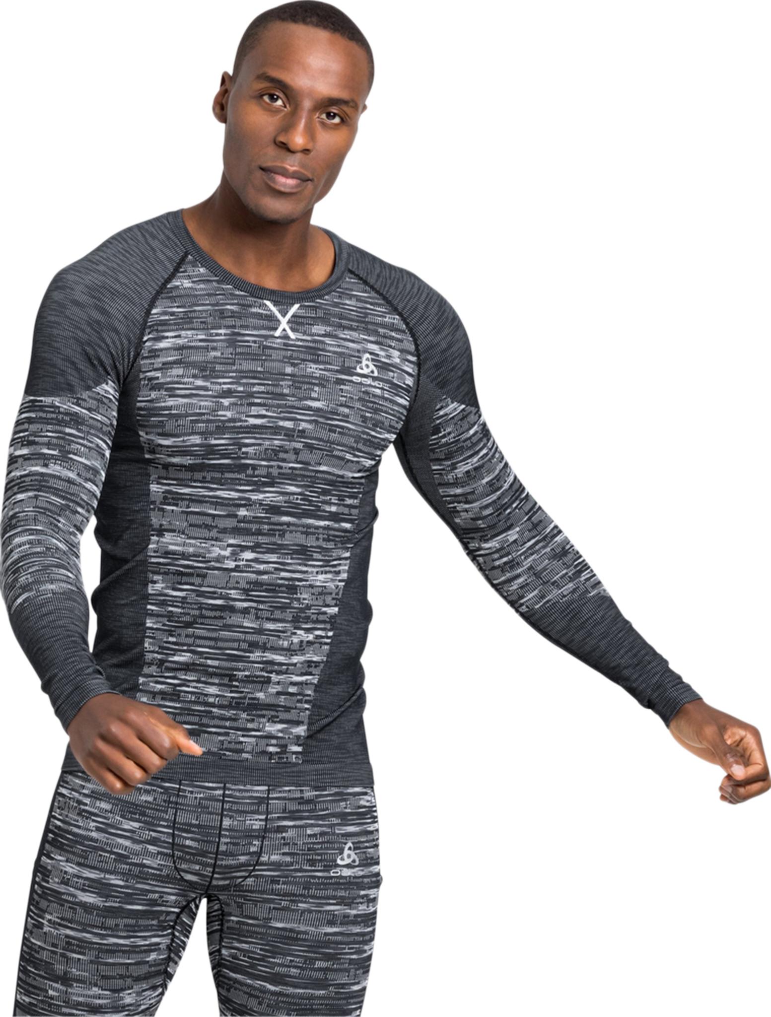 Product gallery image number 5 for product Blackcomb Eco Crew Neck Long Sleeve Baselayer Top - Men's