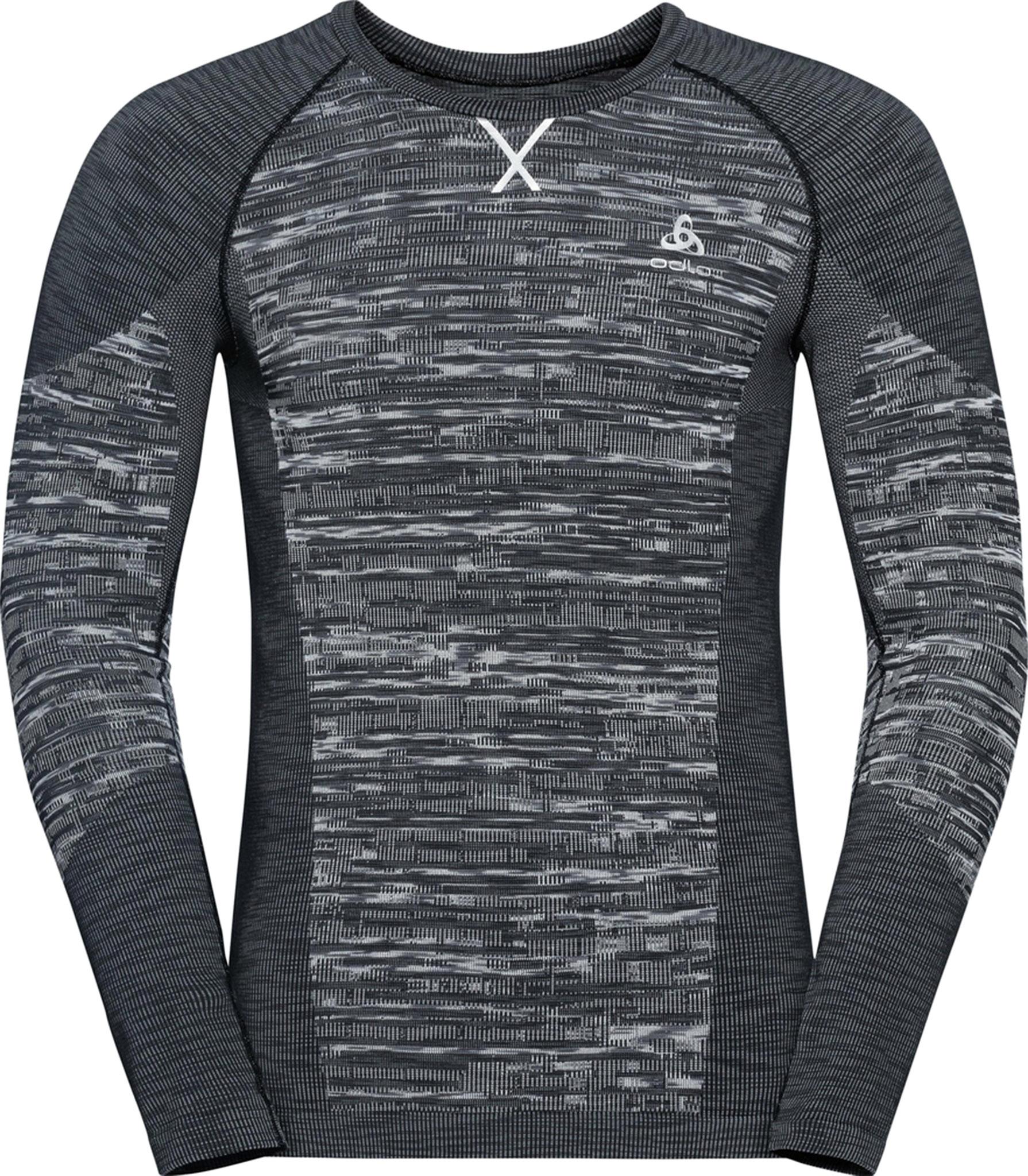 Product gallery image number 1 for product Blackcomb Eco Crew Neck Long Sleeve Baselayer Top - Men's