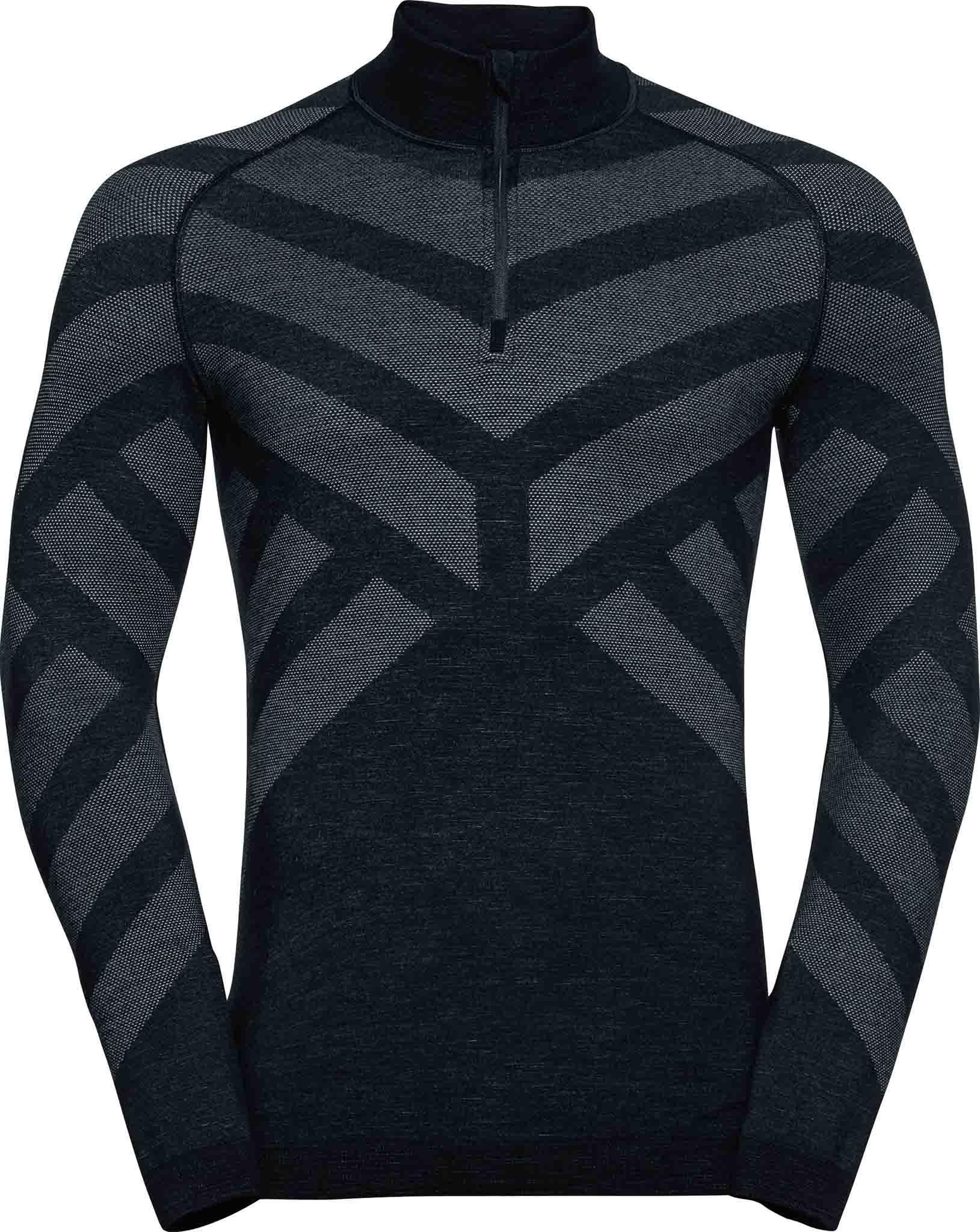 Product gallery image number 1 for product Kinship Warm Long Sleeve Half-Zip Turtleneck Baselayer Top - Men's