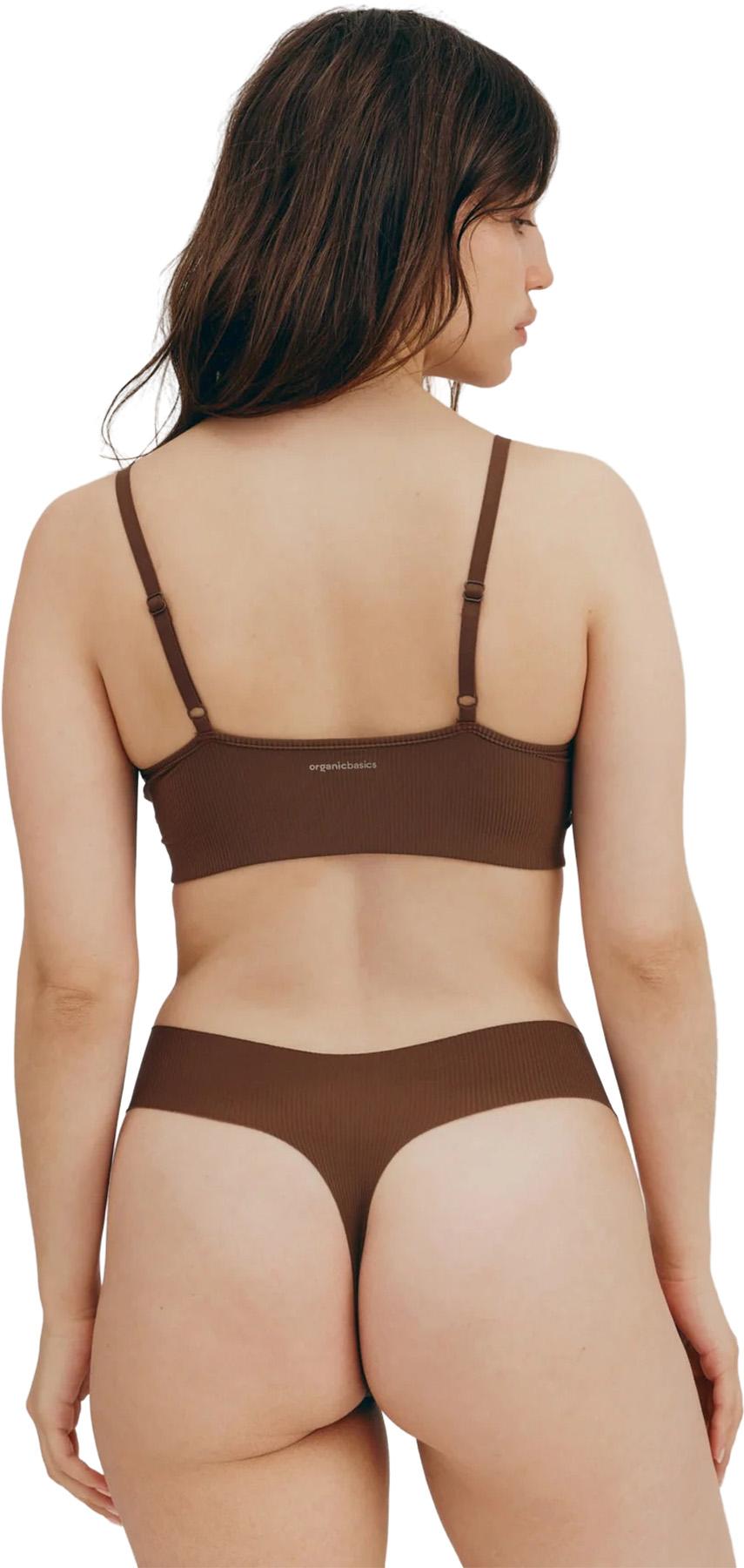 Numéro de l'image de la galerie de produits 2 pour le produit Culotte tanga en tissu côtelé Naked - Femme