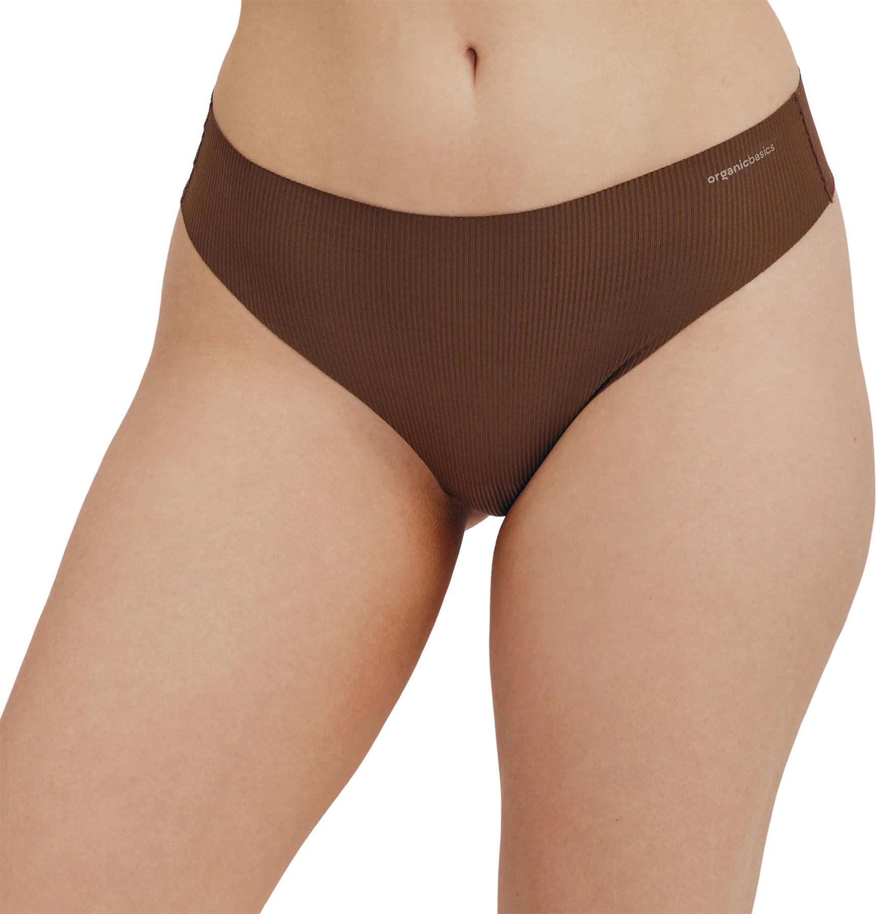 Image de produit pour Culotte tanga en tissu côtelé Naked - Femme