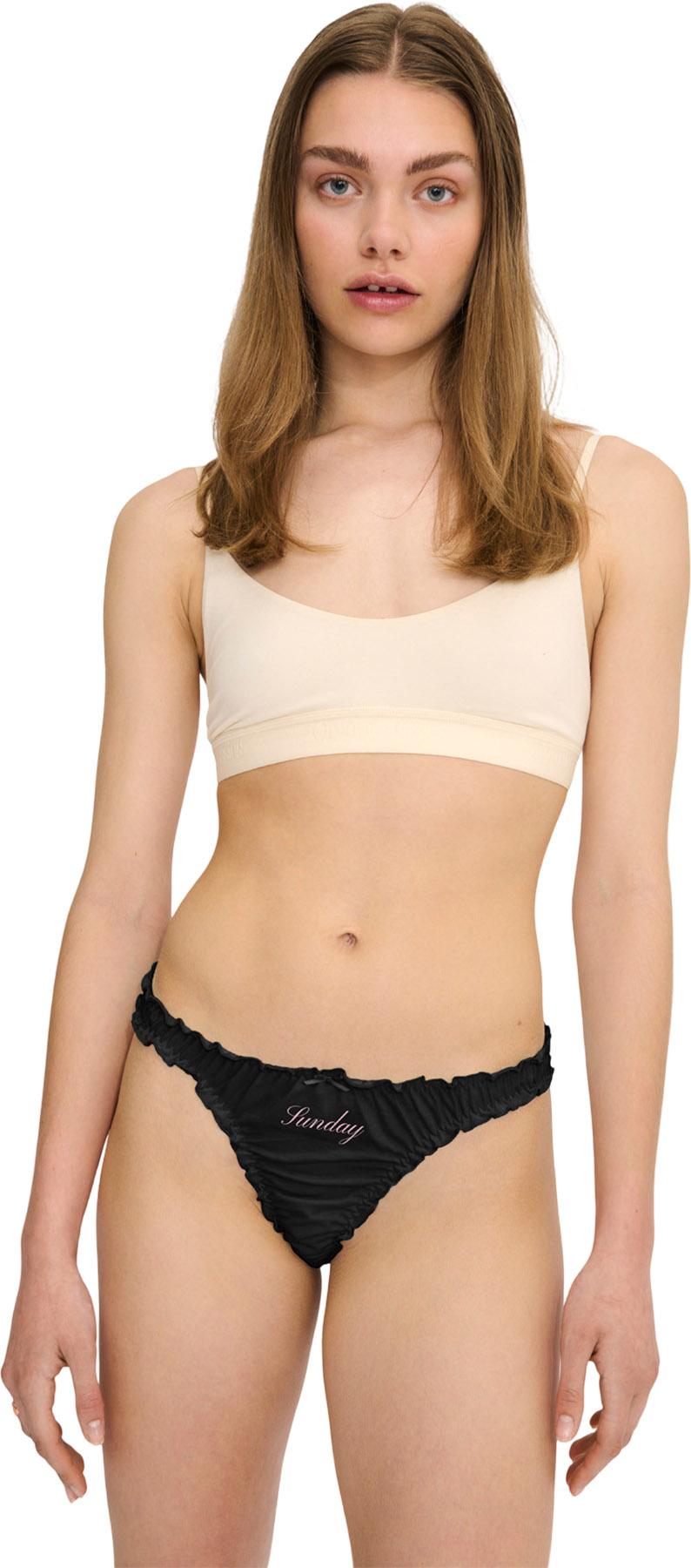 Product gallery image number 4 for product Core Ruffled Week-Pack Thong - Women's