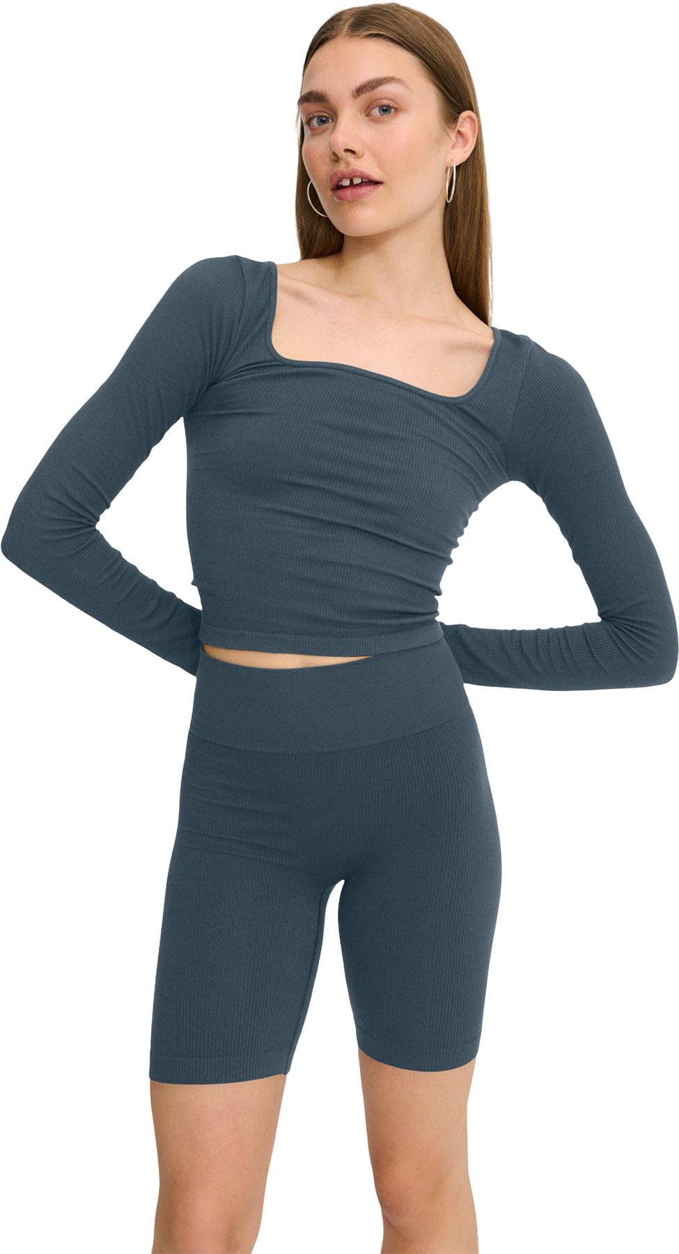 Product gallery image number 2 for product Short gaufré sans coutures - Femme