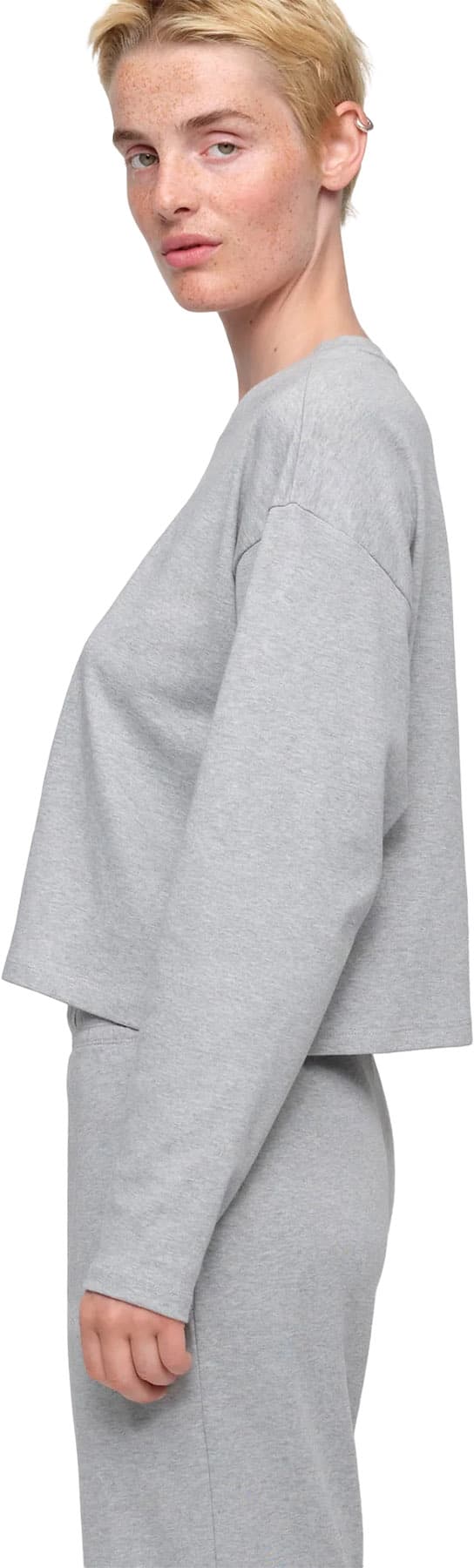 Numéro de l'image de la galerie de produits 4 pour le produit Haut à manches longues écourté Reset - Femme