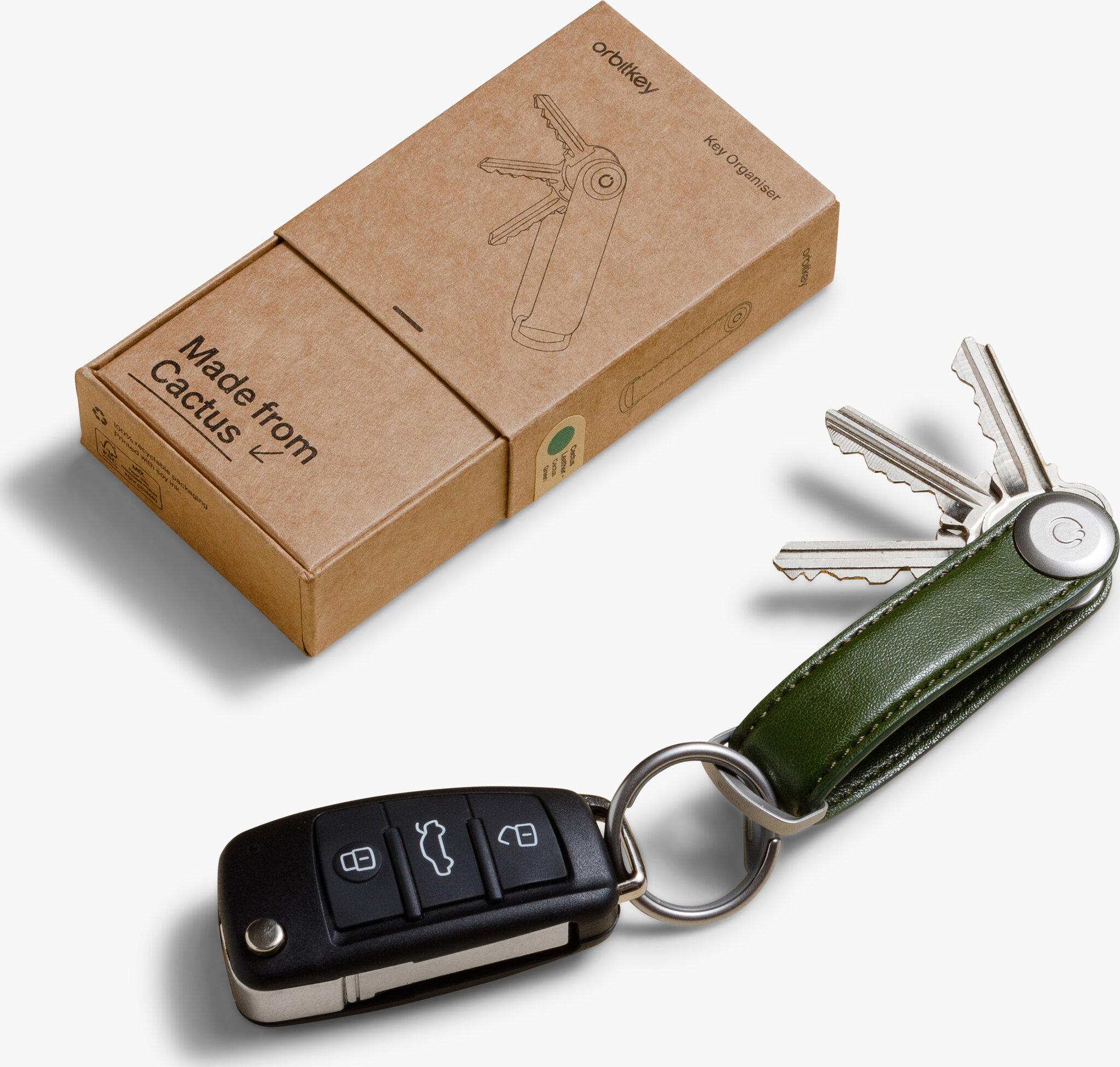 Product gallery image number 4 for product Leather Cactus Key Organiser