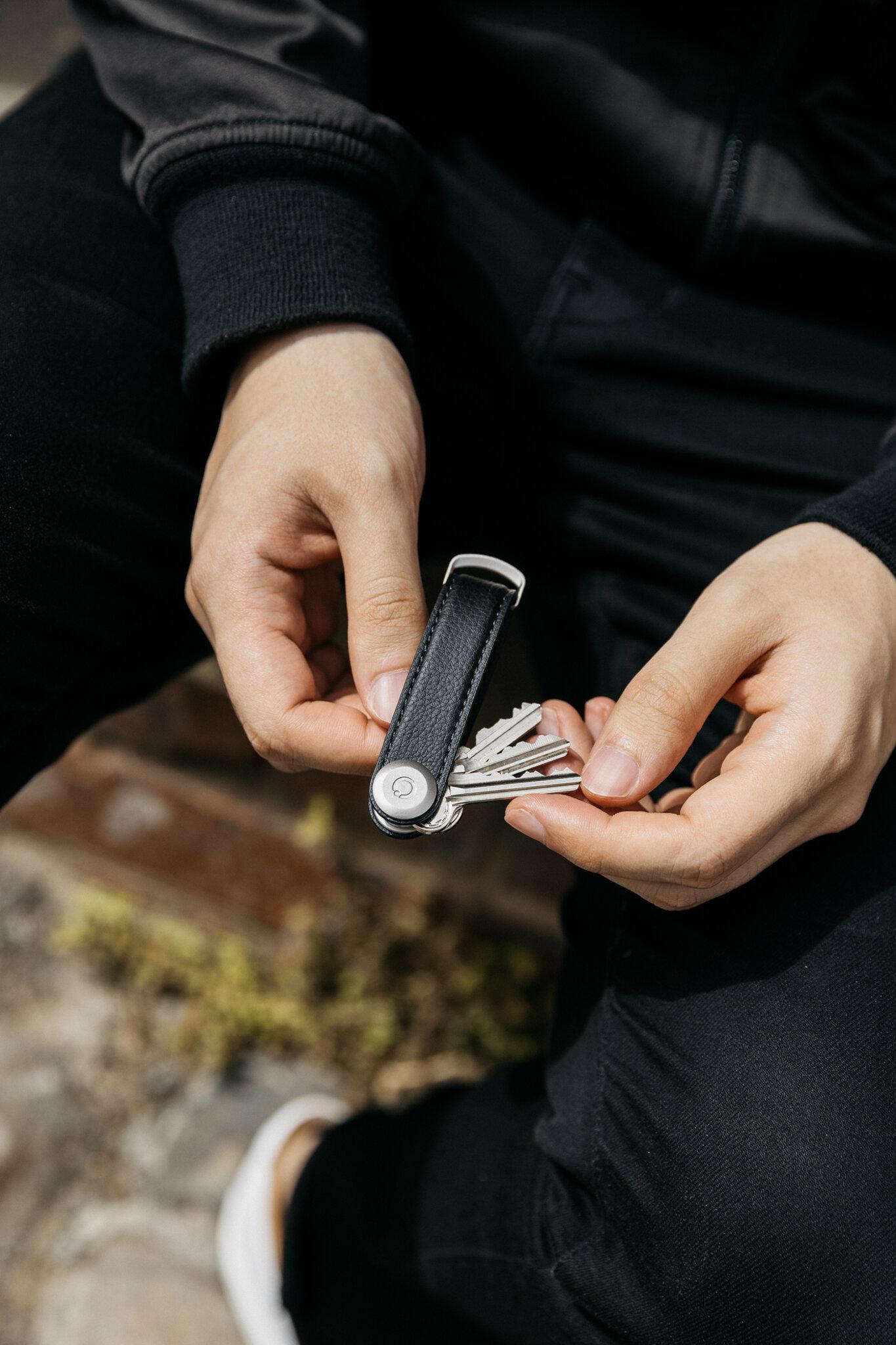 Product gallery image number 5 for product Leather Cactus Key Organiser
