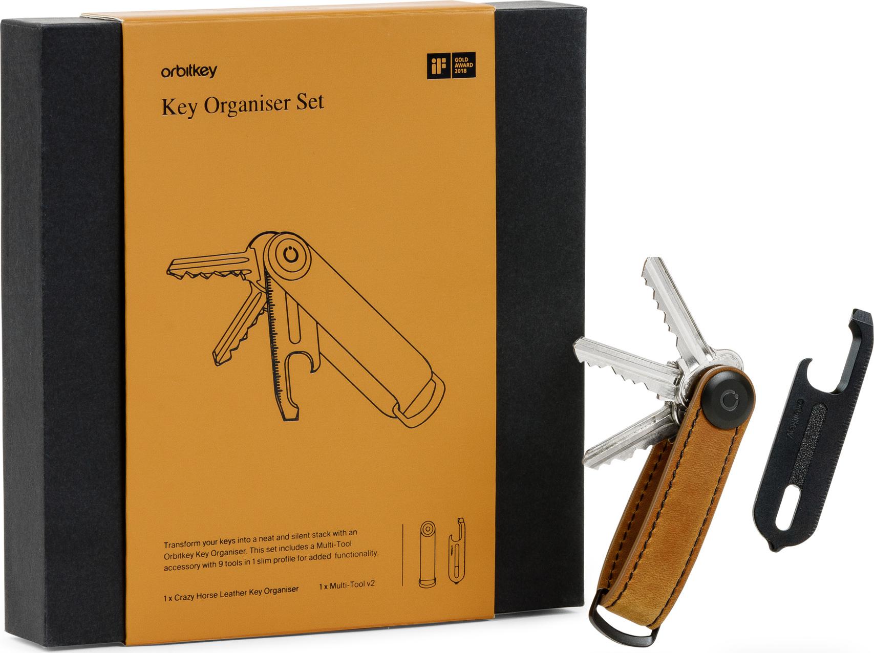 Product gallery image number 3 for product Chestnut Brown Crazy Horse Leather Key Organiser Set