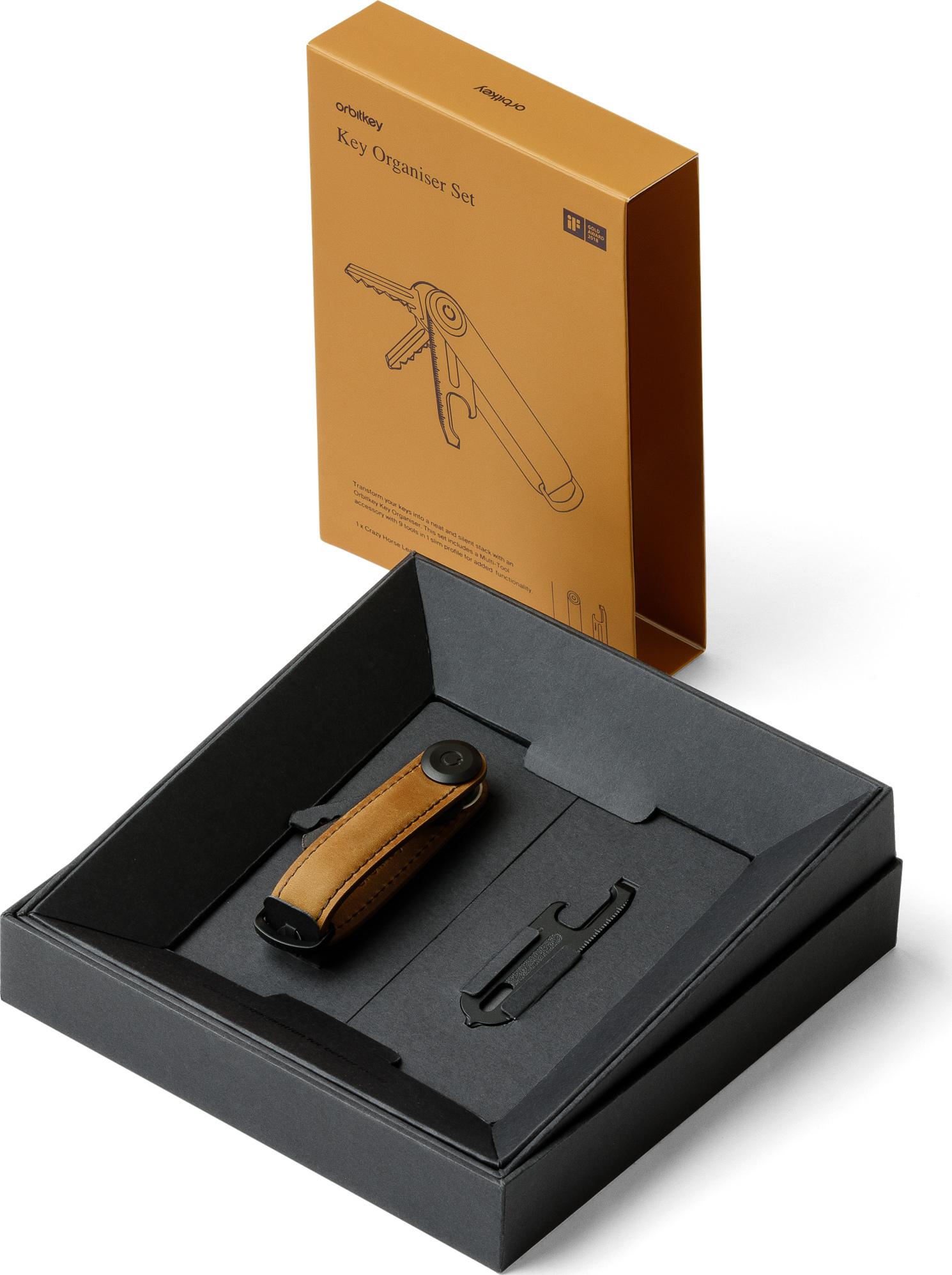 Product gallery image number 4 for product Chestnut Brown Crazy Horse Leather Key Organiser Set