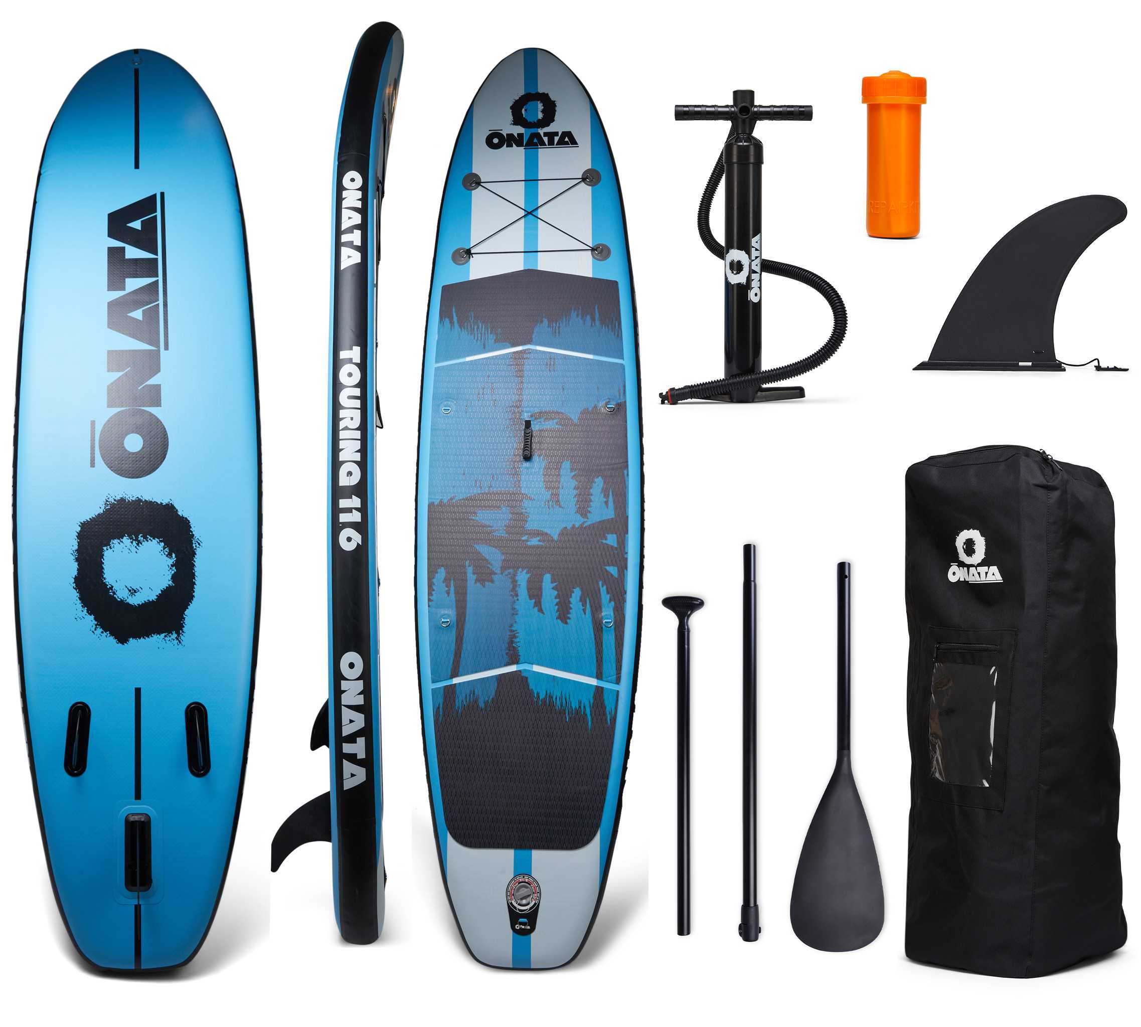 Product image for Touring Inflatable Paddle Board - 11'6"