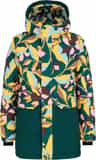 Colour: Green All Over Print with Pink Or Purple