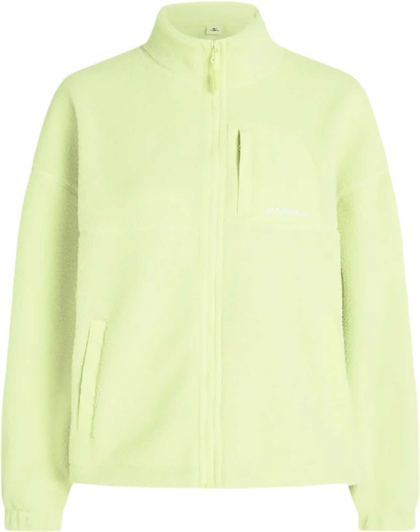 Image de produit pour Manteau en molleton à poils longs avec glissière pleine longueur TRVLR Series - Femme