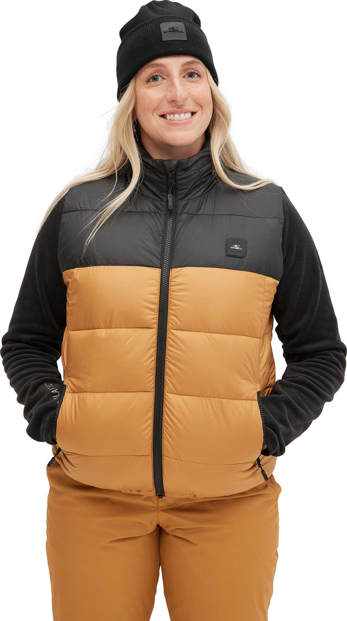 Rich Caramel Color Block