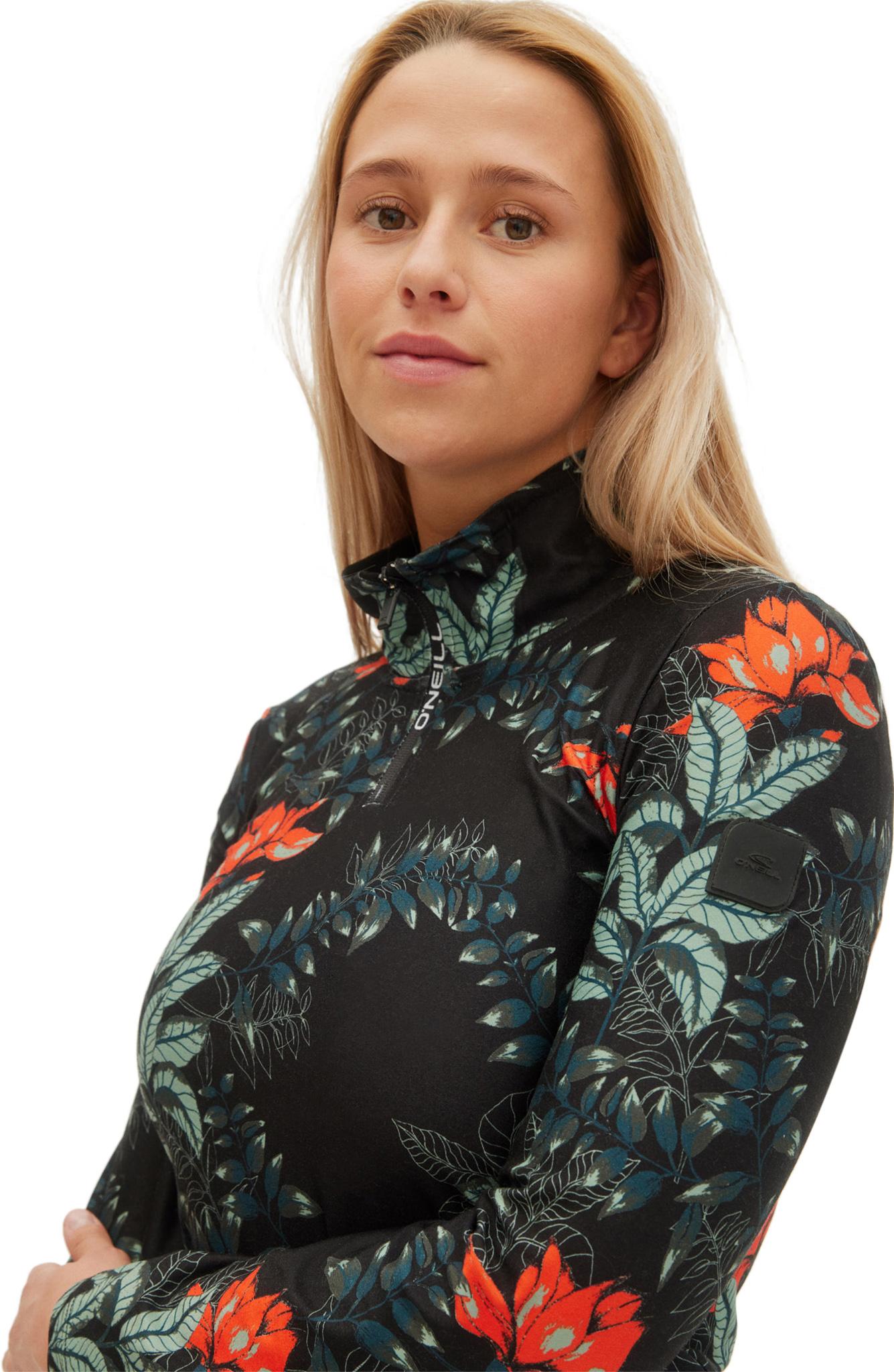 Product gallery image number 2 for product Clime AOP Half Zip Fleece - Women's
