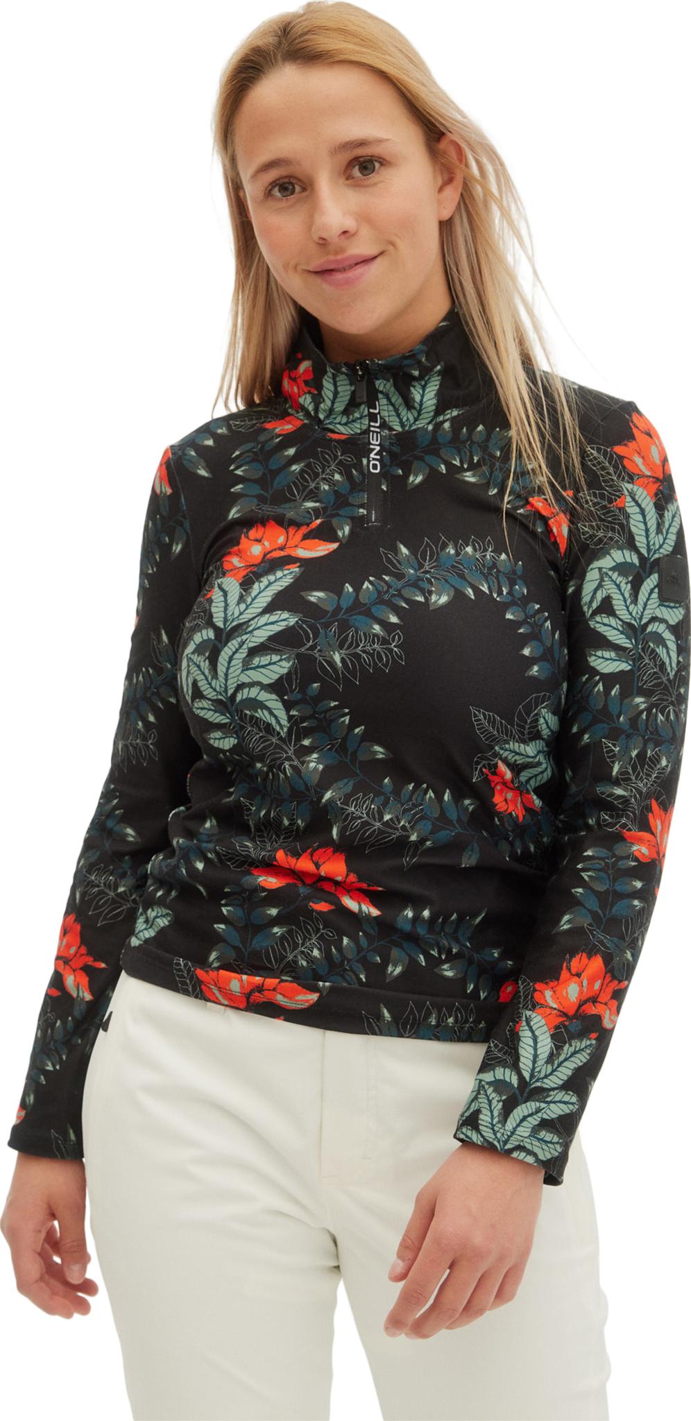 Product gallery image number 1 for product Clime AOP Half Zip Fleece - Women's