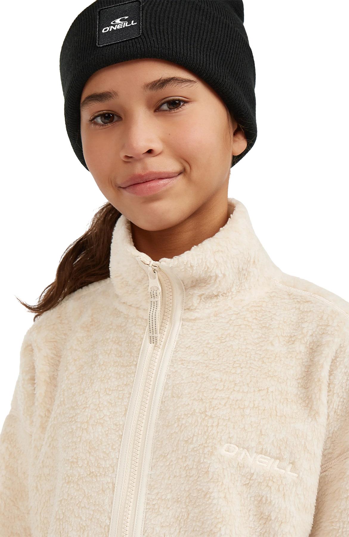 Numéro de l'image de la galerie de produits 4 pour le produit Manteau en molleton à poils longs avec glissière pleine longueur - Fille