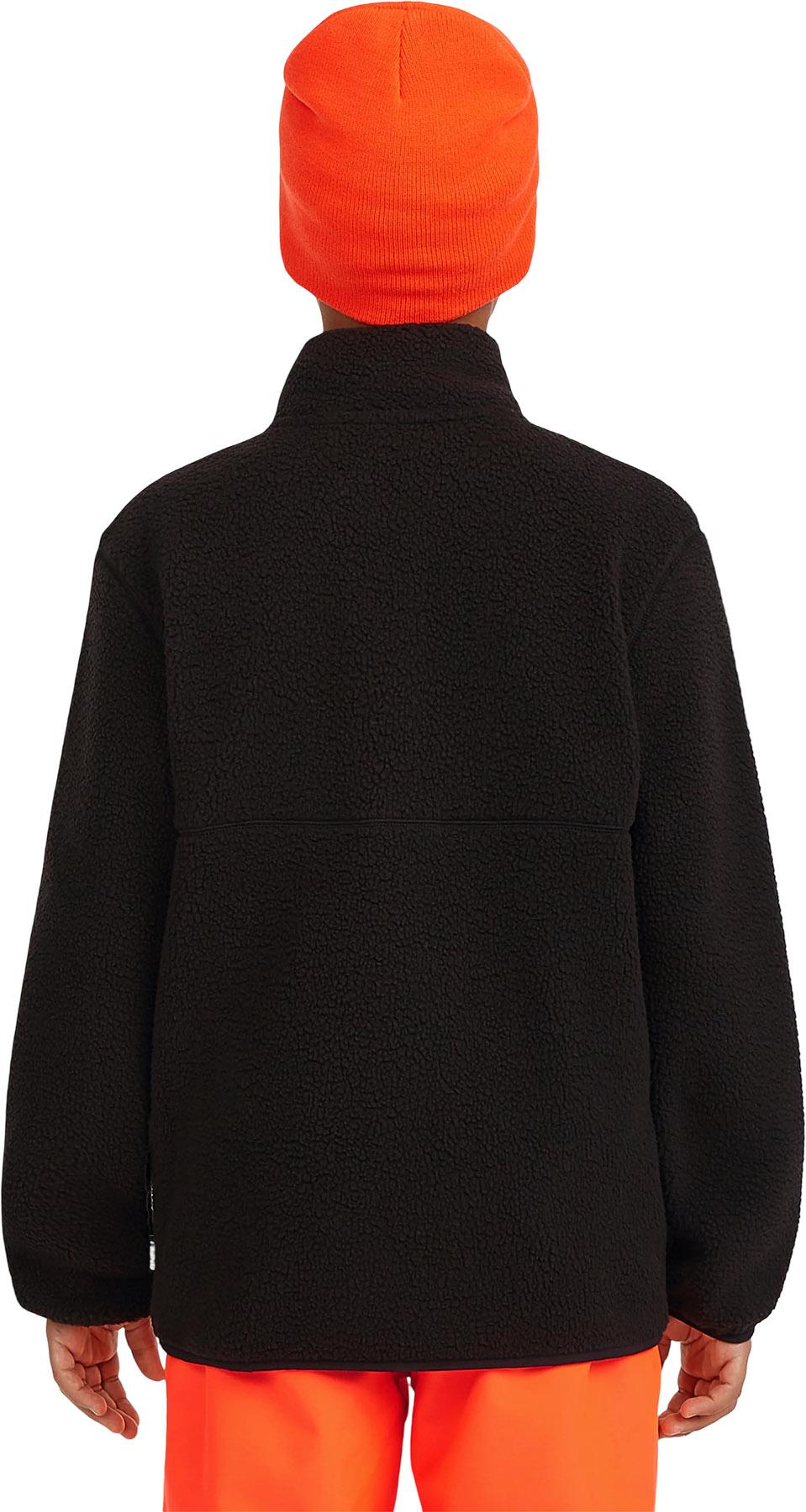 Numéro de l'image de la galerie de produits 3 pour le produit Manteau en molleton à poils longs avec glissière pleine longueur - Garçon