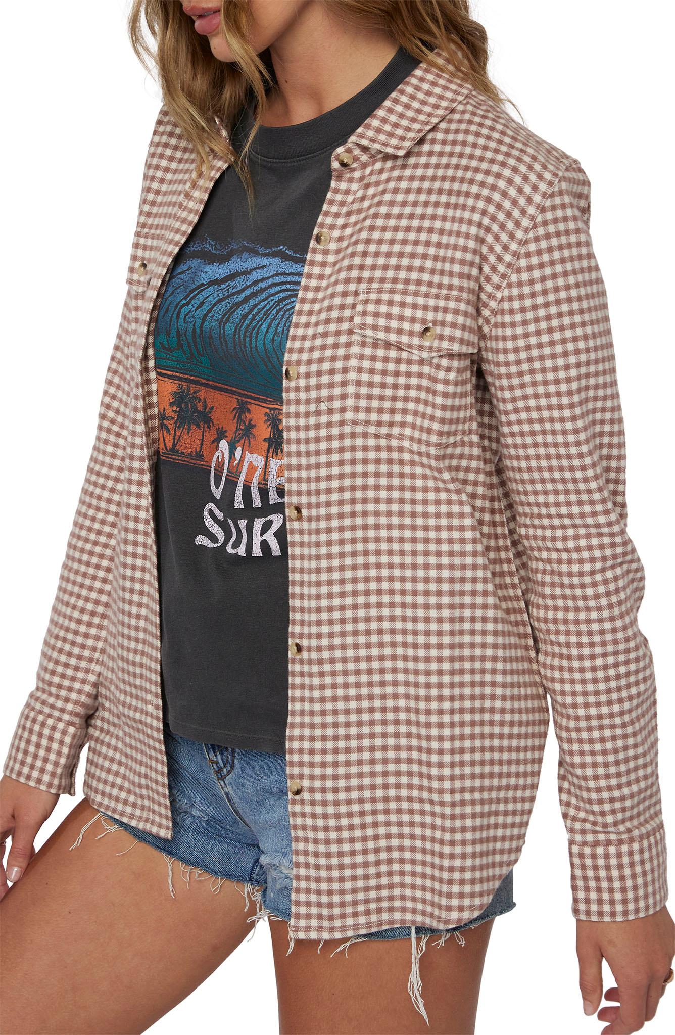 Product gallery image number 5 for product Nash Woven Long Sleeve Flannel Shirt - Women's