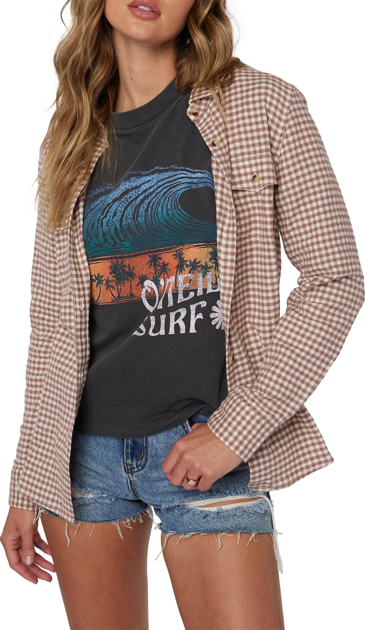 Product gallery image number 1 for product Nash Woven Long Sleeve Flannel Shirt - Women's