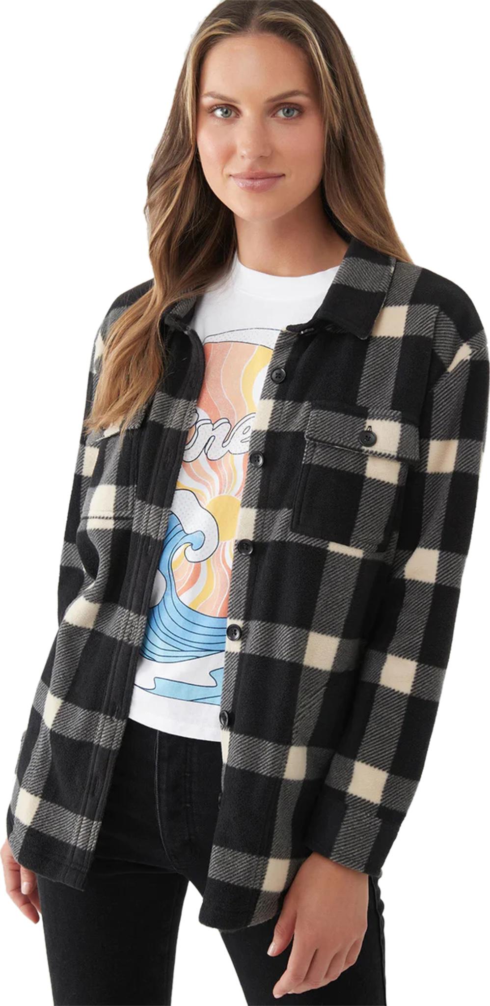 Numéro de l'image de la galerie de produits 3 pour le produit Chemise en laine polaire Collins - Femme