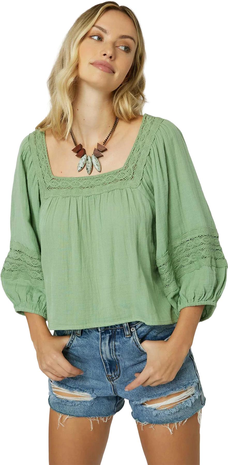 Product gallery image number 1 for product Doreen Long Sleeve Woven Top - Women’s