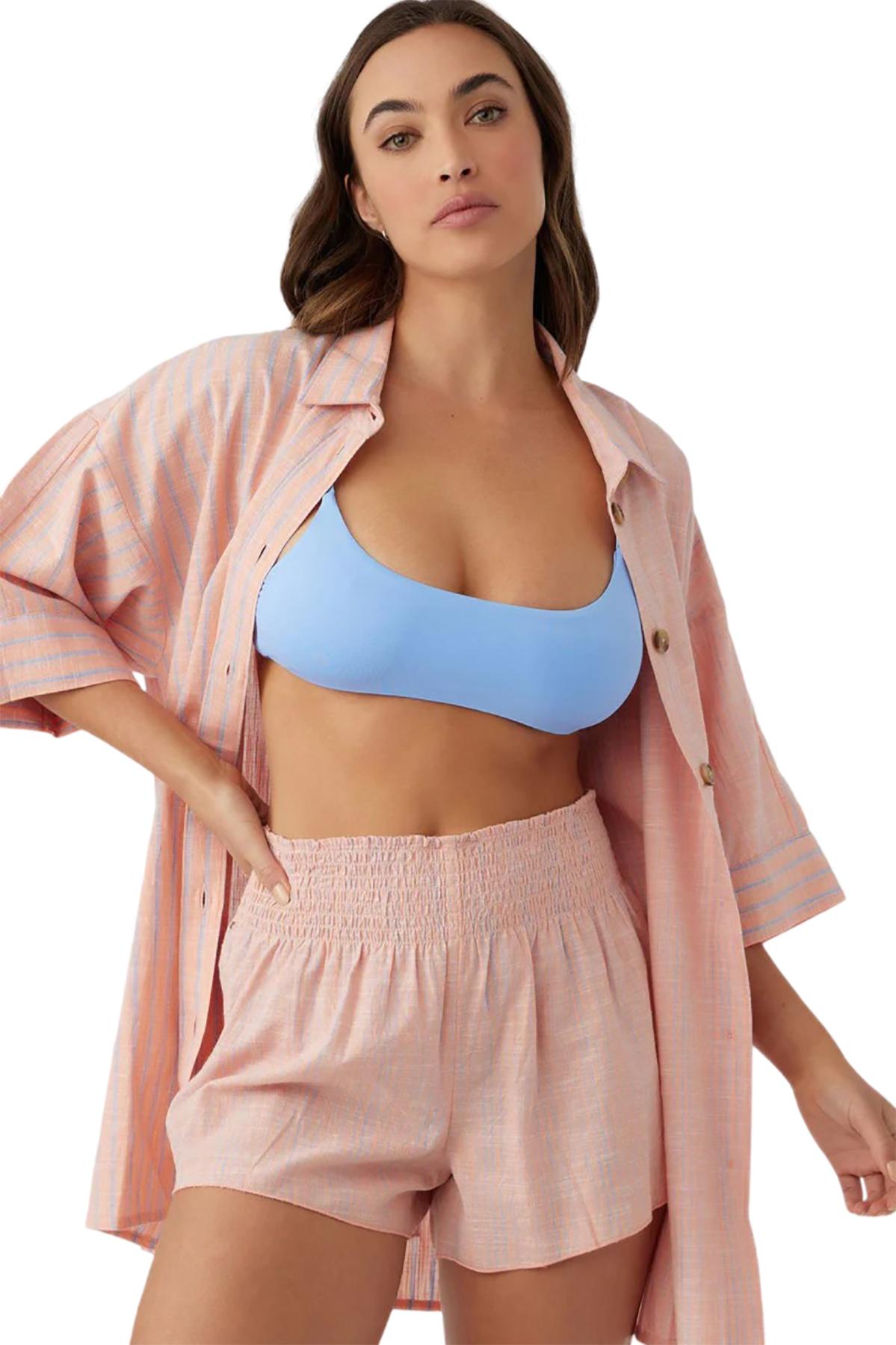 Product gallery image number 3 for product Doris Stripe Short Sleeve Woven - Women’s