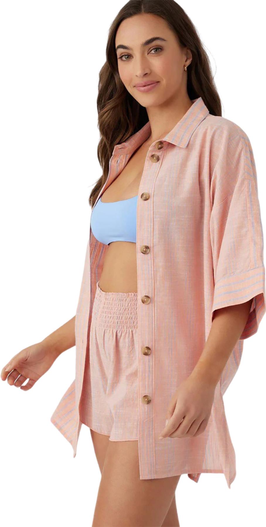 Product gallery image number 4 for product Doris Stripe Short Sleeve Woven - Women’s