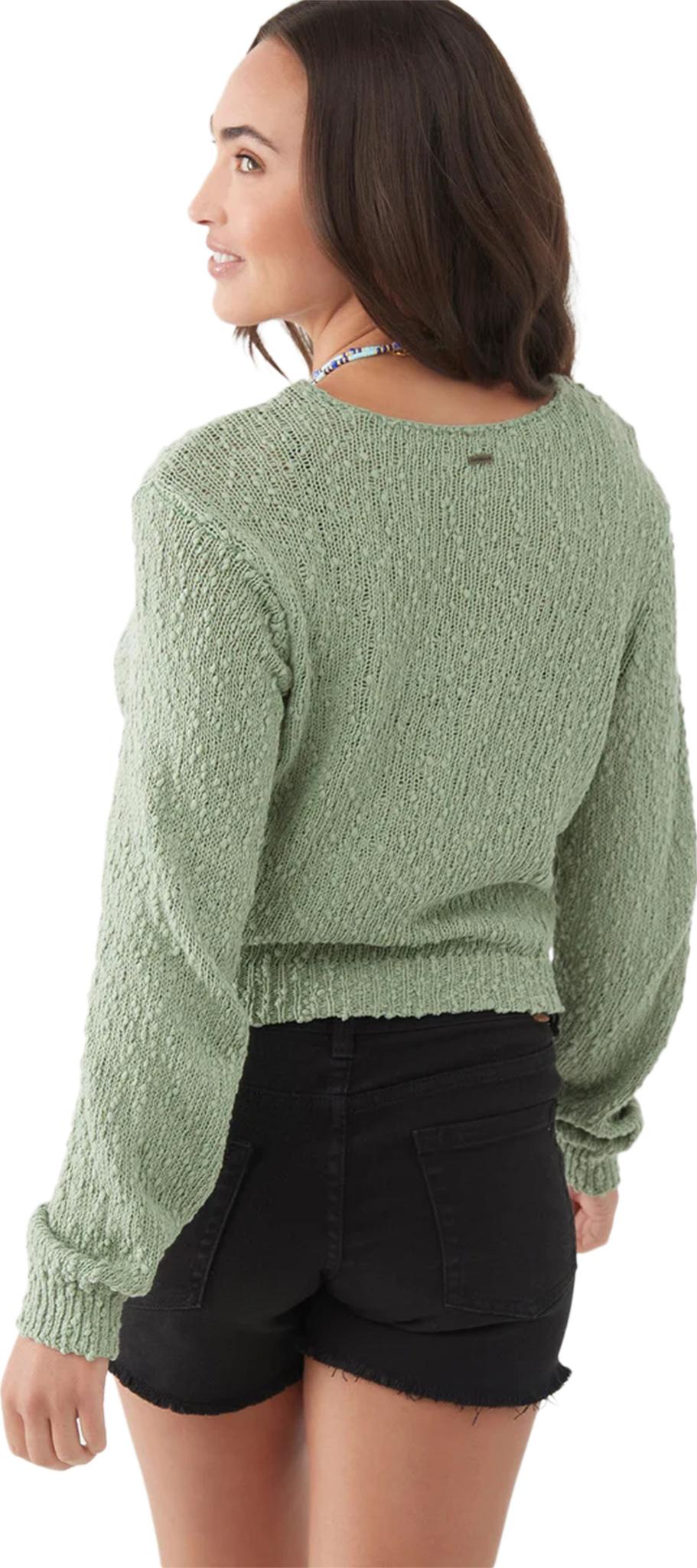 Product gallery image number 2 for product Seaside Knit Long Sleeve Wrap Sweater - Women's