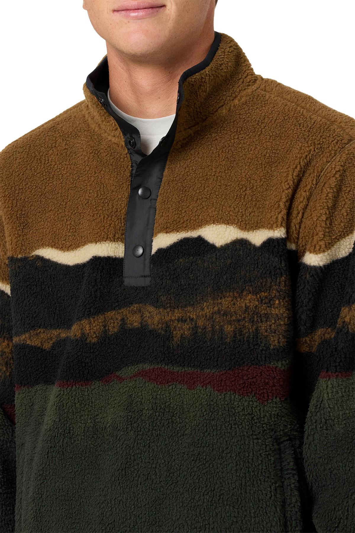 Numéro de l'image de la galerie de produits 4 pour le produit Blouson Superfleece à poils longs et demi-boutons-pression - Homme