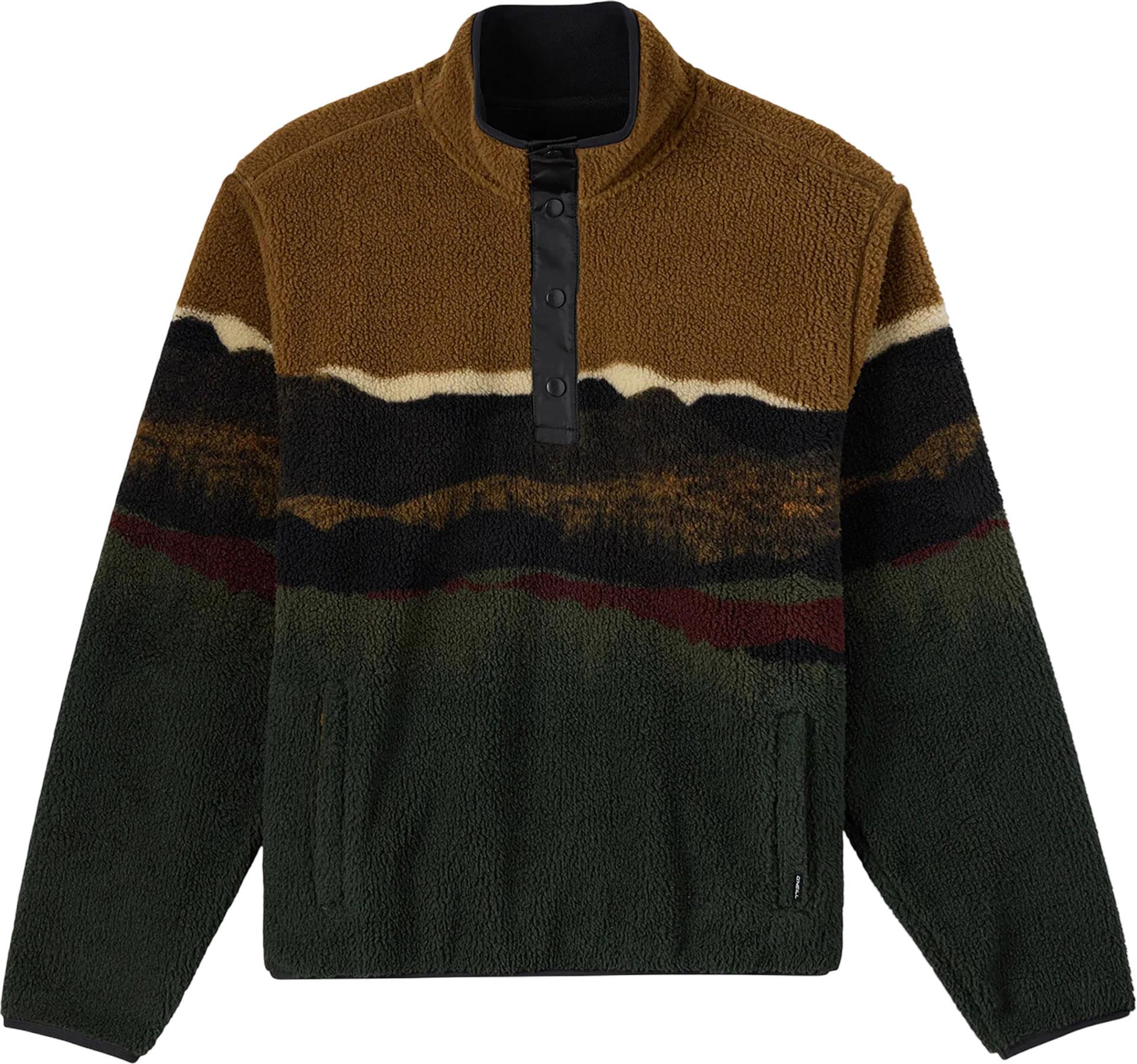 Image de produit pour Blouson Superfleece à poils longs et demi-boutons-pression - Homme