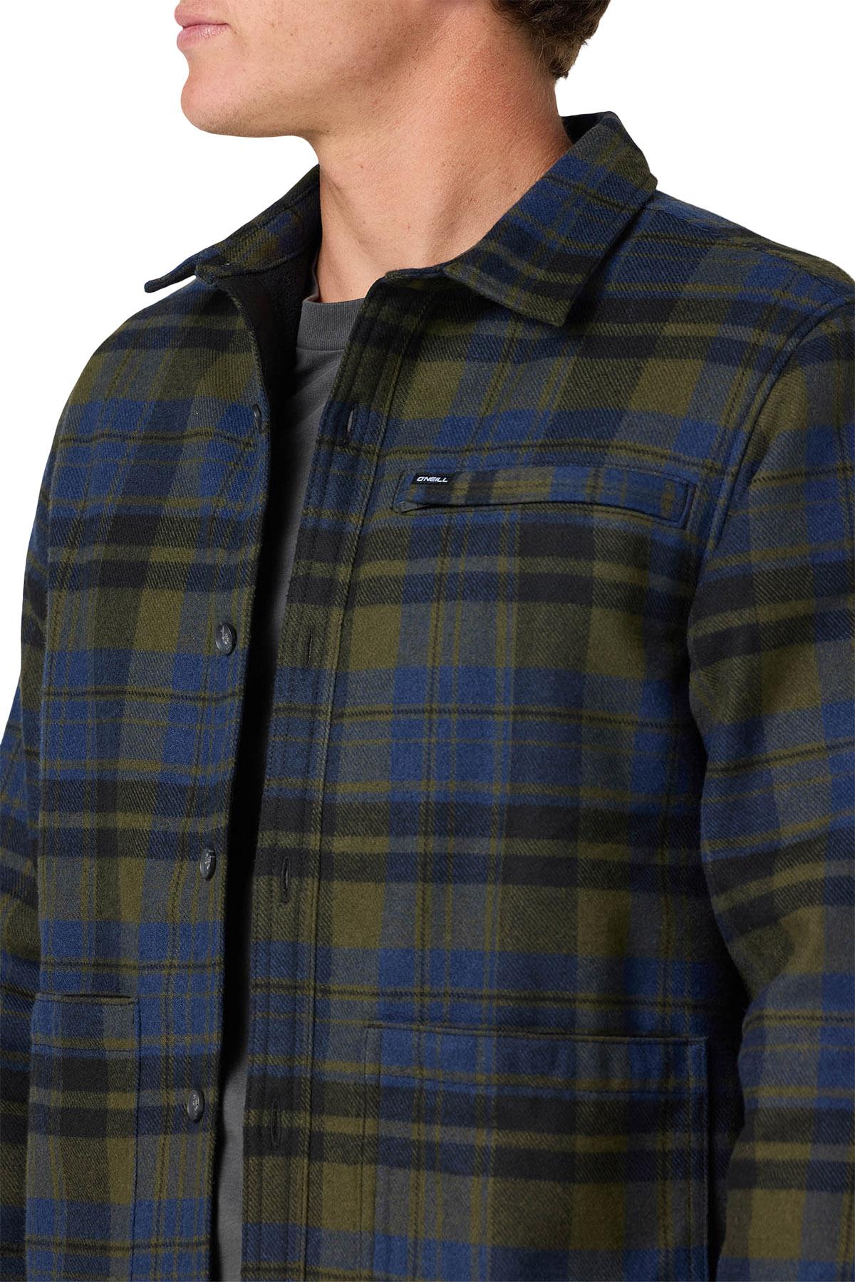 Product gallery image number 4 for product Plaid High Pile Lined Jacket - Men's