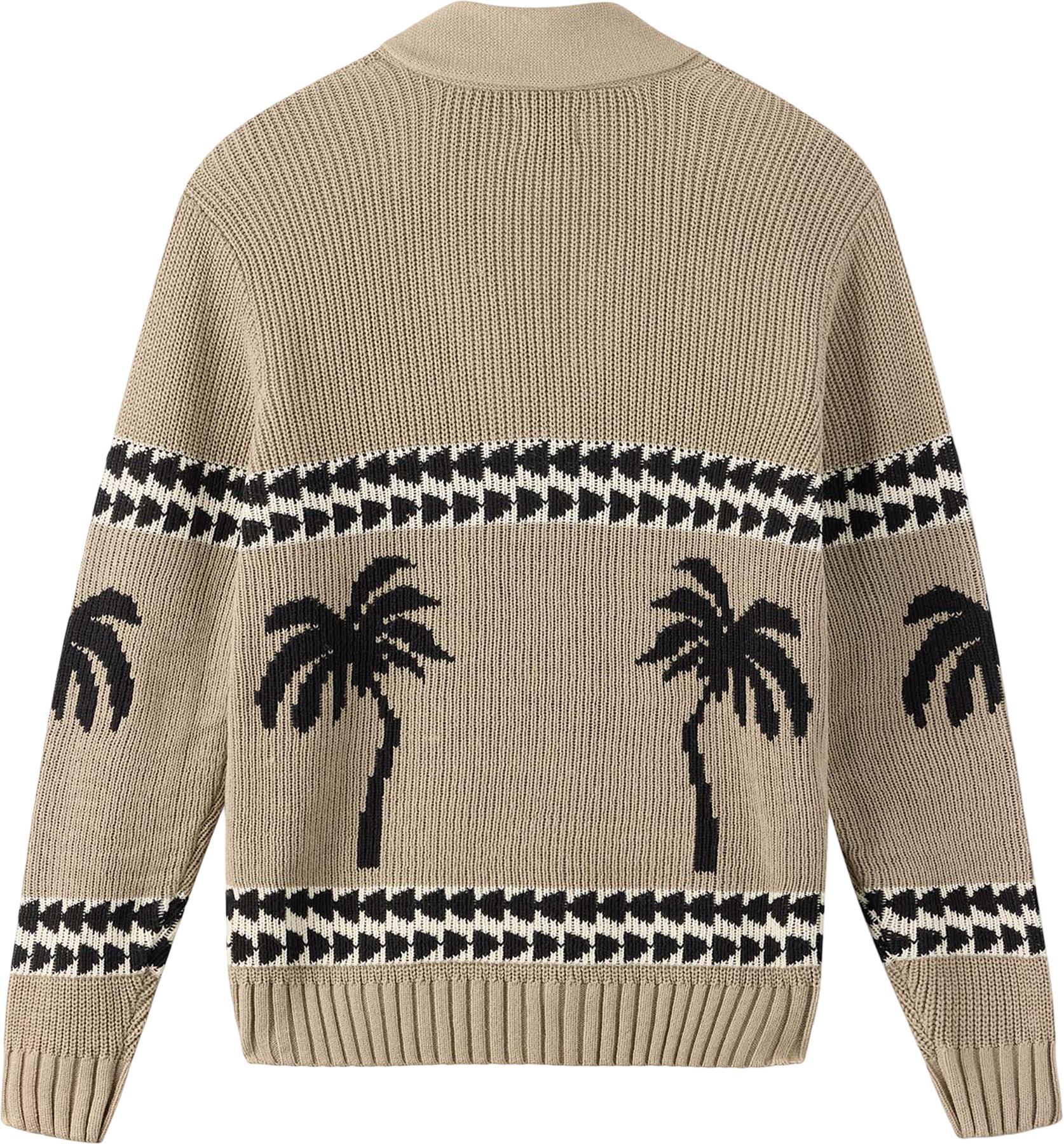Product gallery image number 3 for product Mirrored Palms Cardigan - Men's