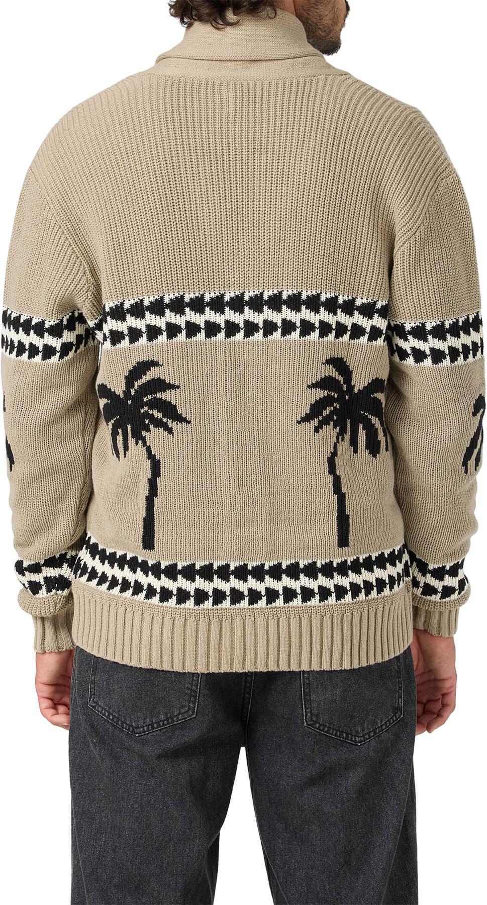 Product gallery image number 4 for product Mirrored Palms Cardigan - Men's