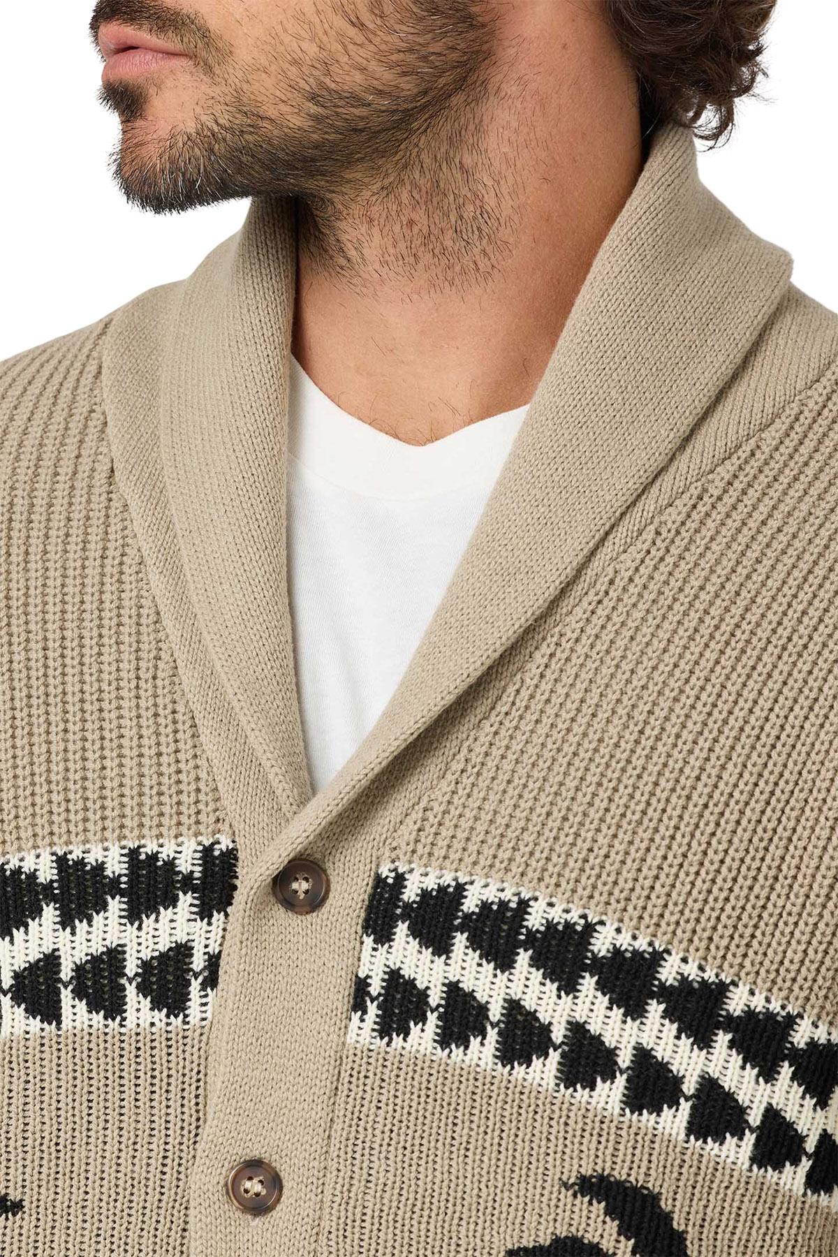 Product gallery image number 5 for product Mirrored Palms Cardigan - Men's