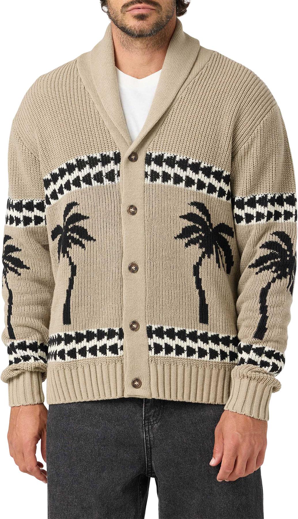 Product gallery image number 2 for product Mirrored Palms Cardigan - Men's