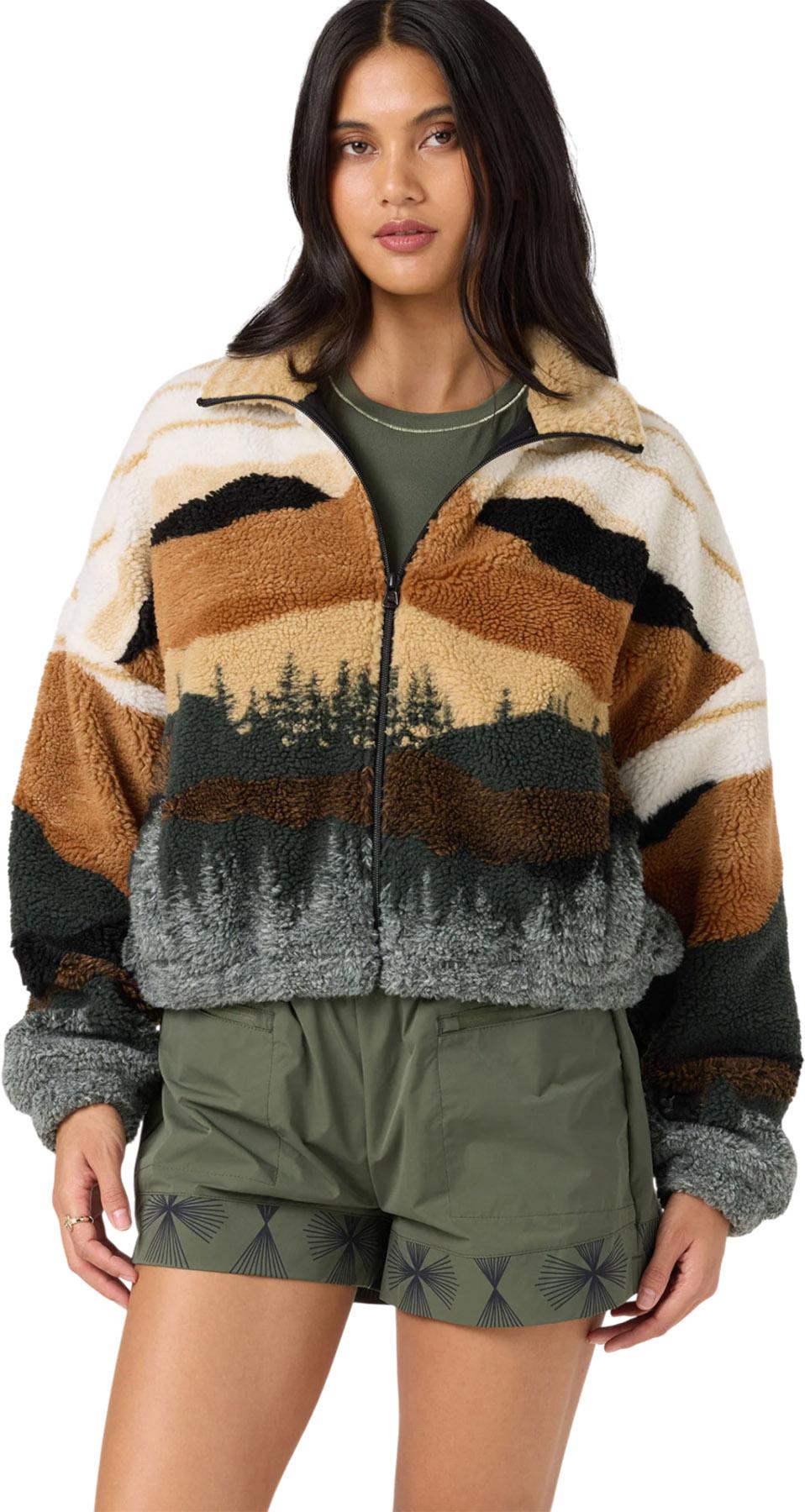 Image de produit pour Manteau sherpa en jacquard Cordin - Femme  