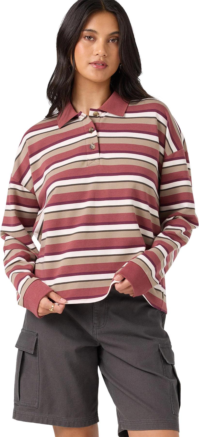 Product gallery image number 5 for product OG Kyra Long Sleeve Crop Polo - Women's