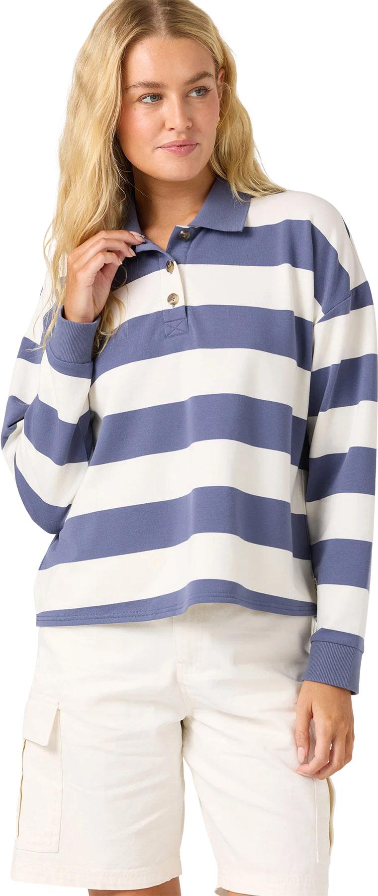 Product gallery image number 6 for product OG Kyra Long Sleeve Crop Polo - Women's