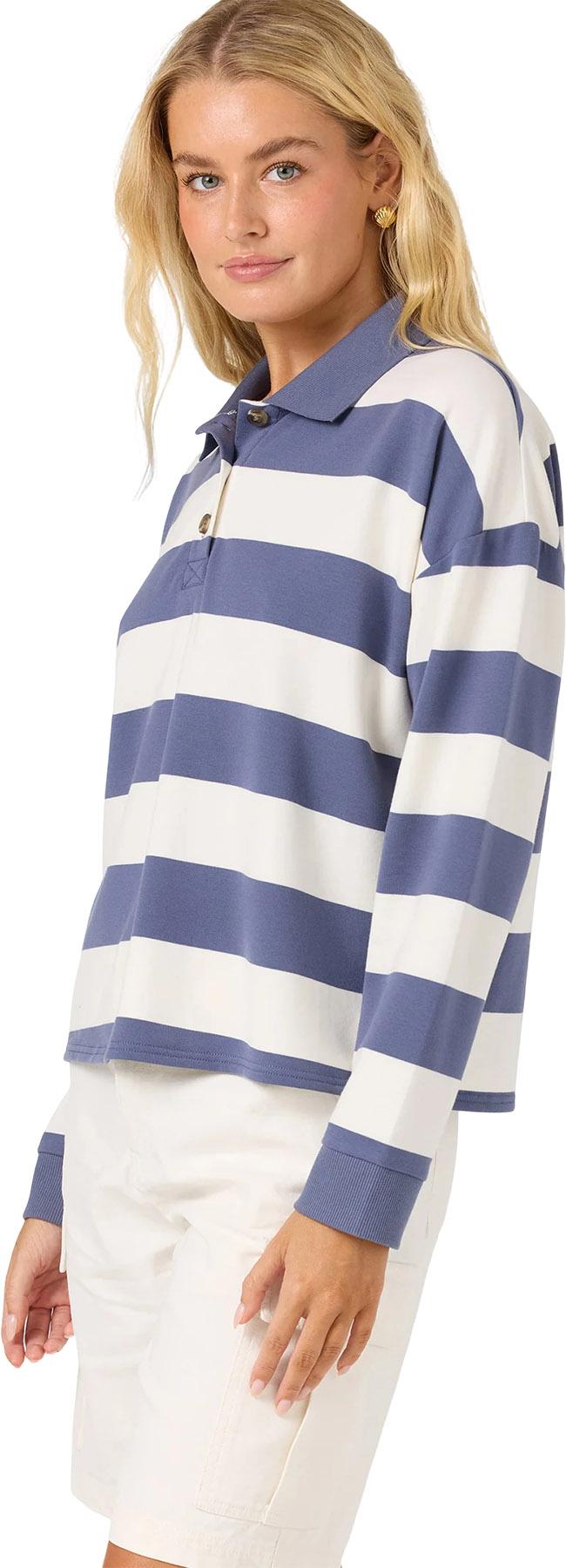 Product gallery image number 3 for product OG Kyra Long Sleeve Crop Polo - Women's
