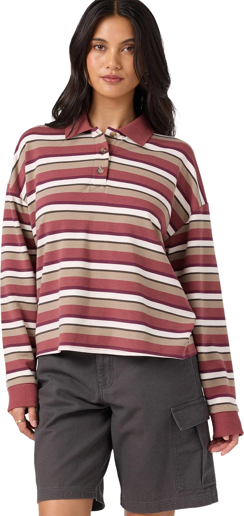 Product image for OG Kyra Long Sleeve Crop Polo - Women's