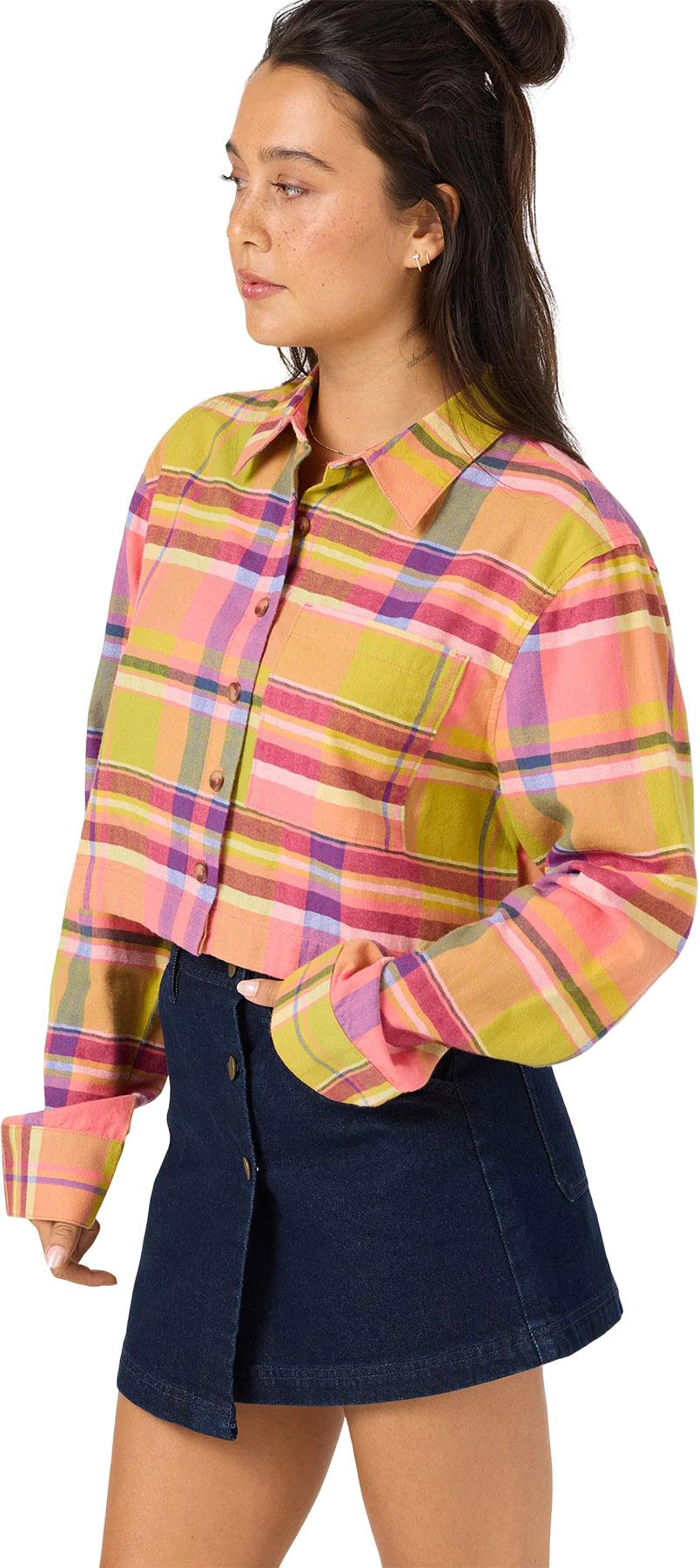 Numéro de l'image de la galerie de produits 3 pour le produit Chemise Courte à manches longues en Flanelle Pippa - Femme