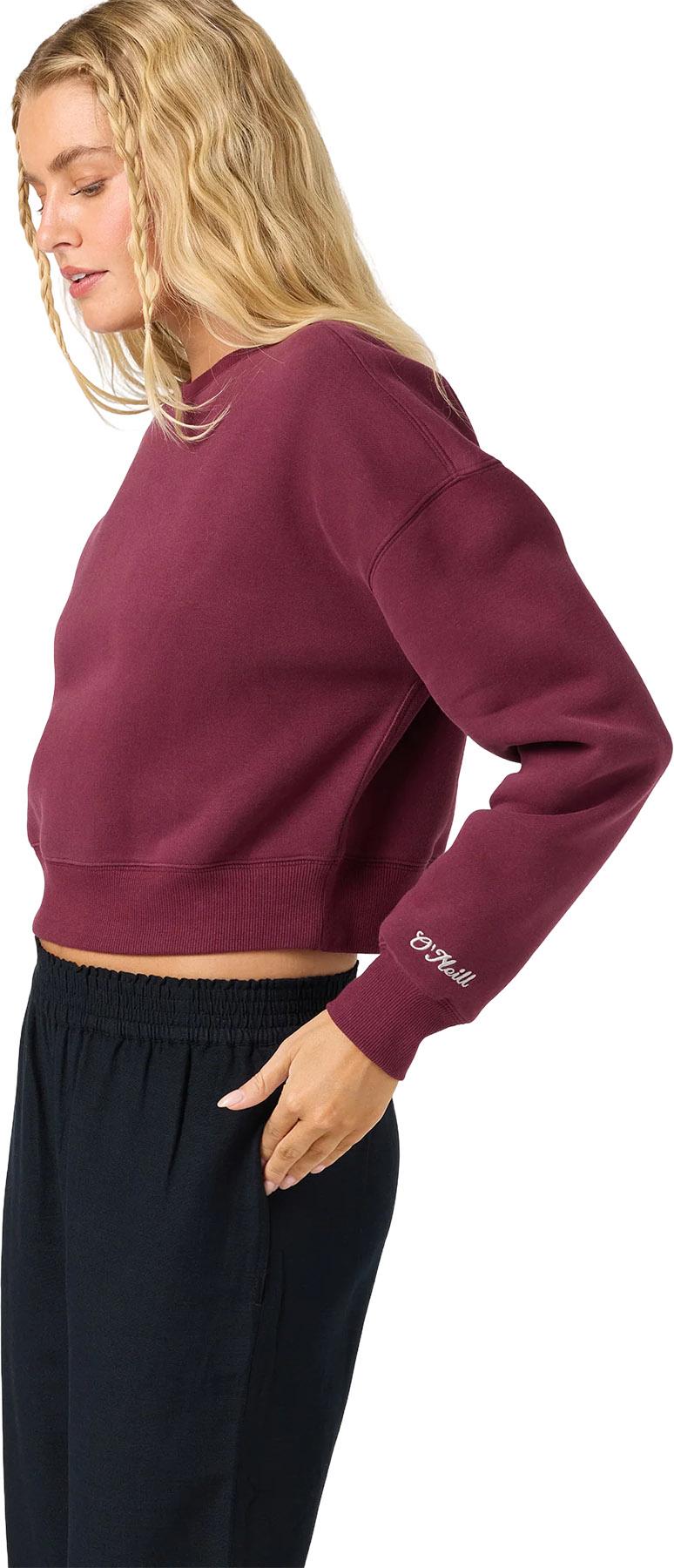 Product gallery image number 3 for product Evelyn Cropped Crew Fleece - Women's