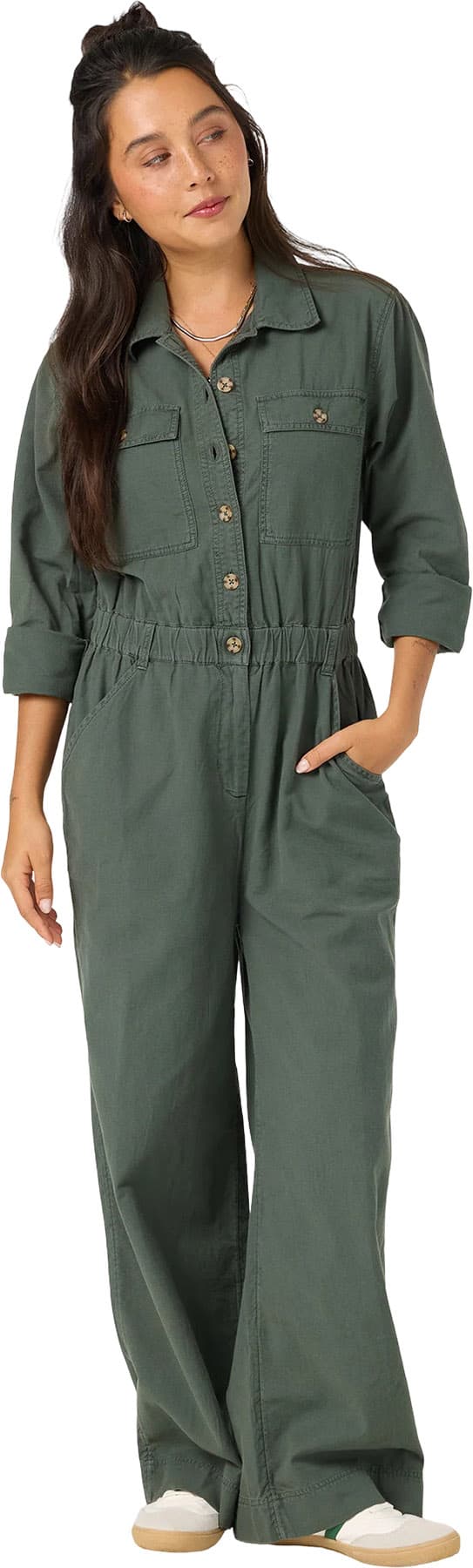 Product gallery image number 3 for product Faye Long Sleeve Jumpsuit - Women's