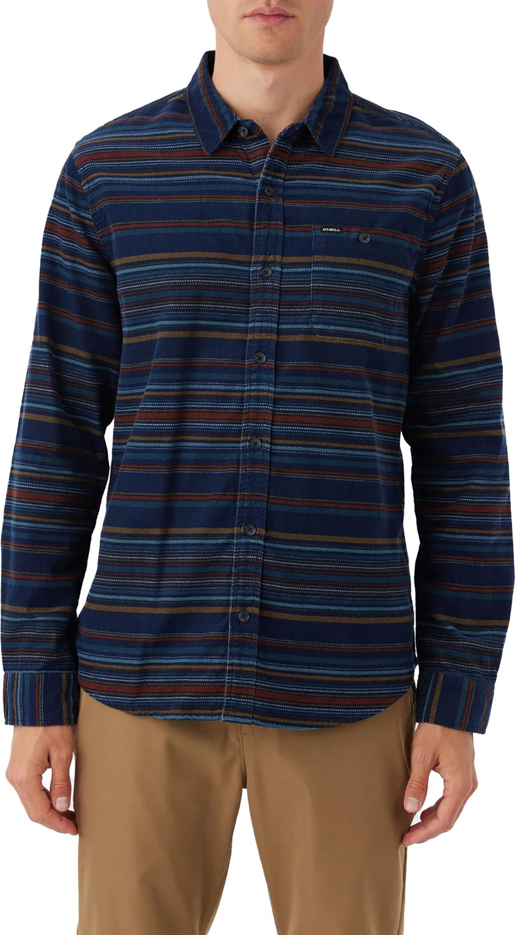 Product image for Caruso Stripe Corduroy Long Sleeve Shirt - Men's