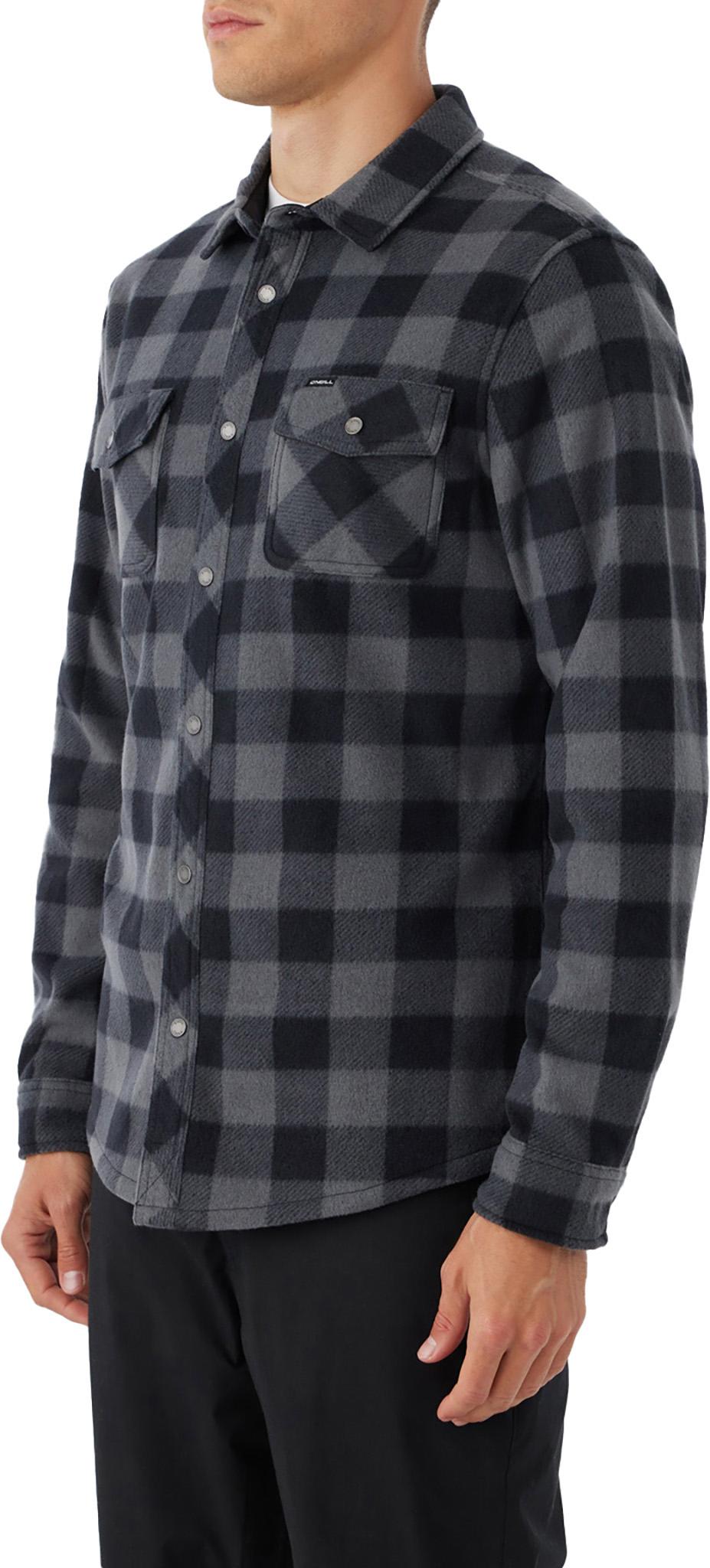 Product gallery image number 4 for product Glacier Plaid Superfleece Shirt - Men's