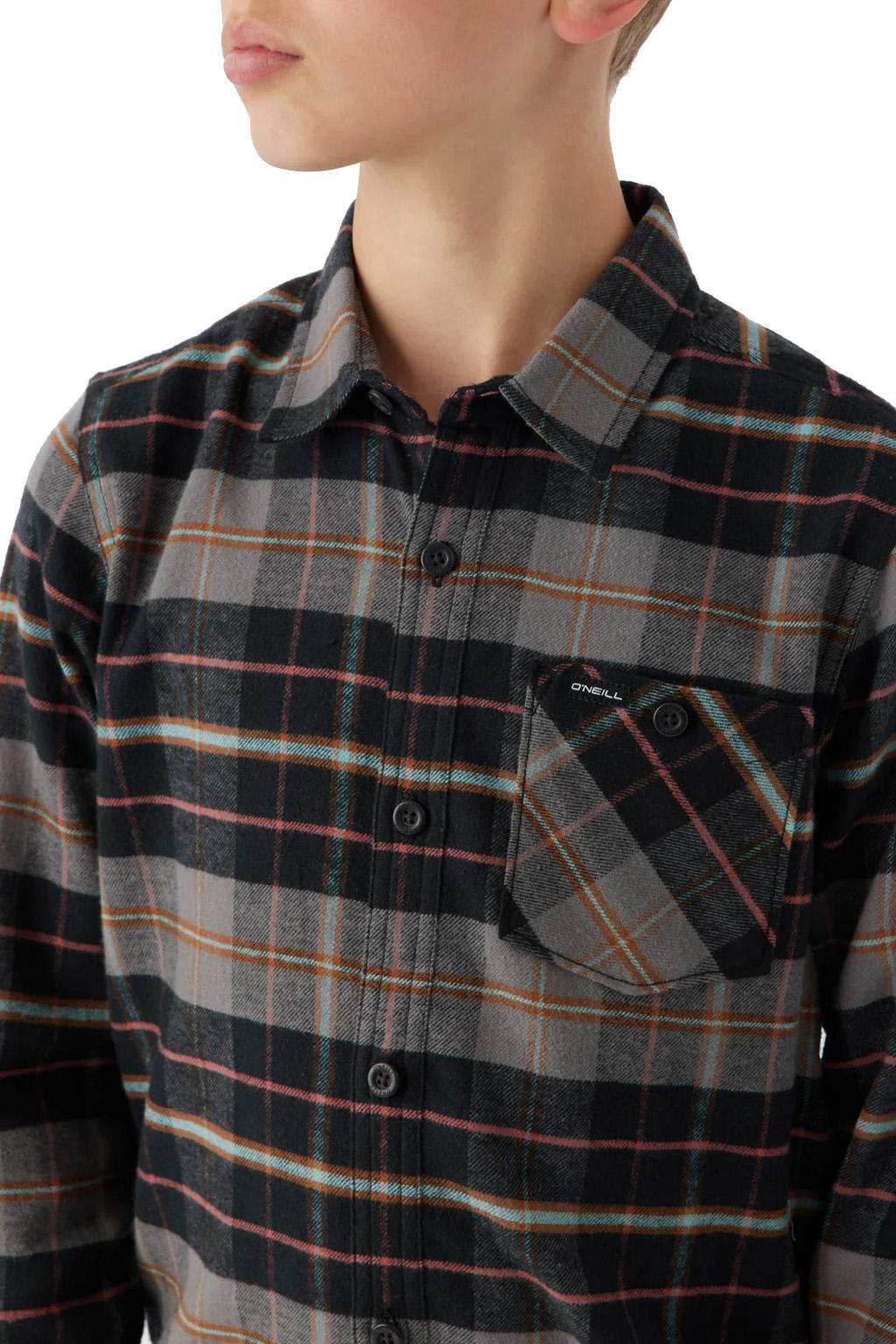 Product gallery image number 2 for product Redmond Plaid Stretch Flannel Shirt - Boys