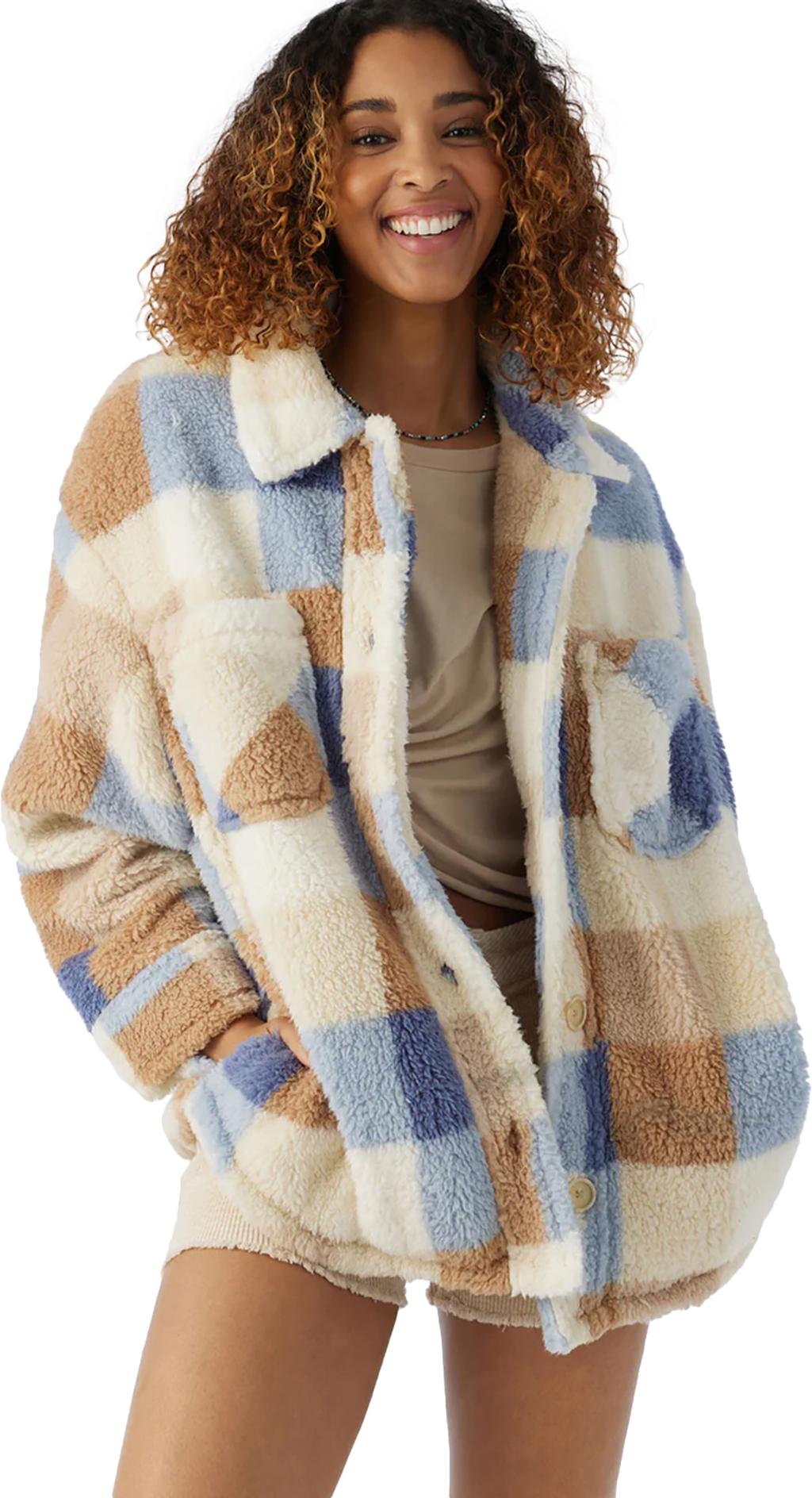 Product gallery image number 4 for product Heath Plaid Sherpa Jacket - Women's